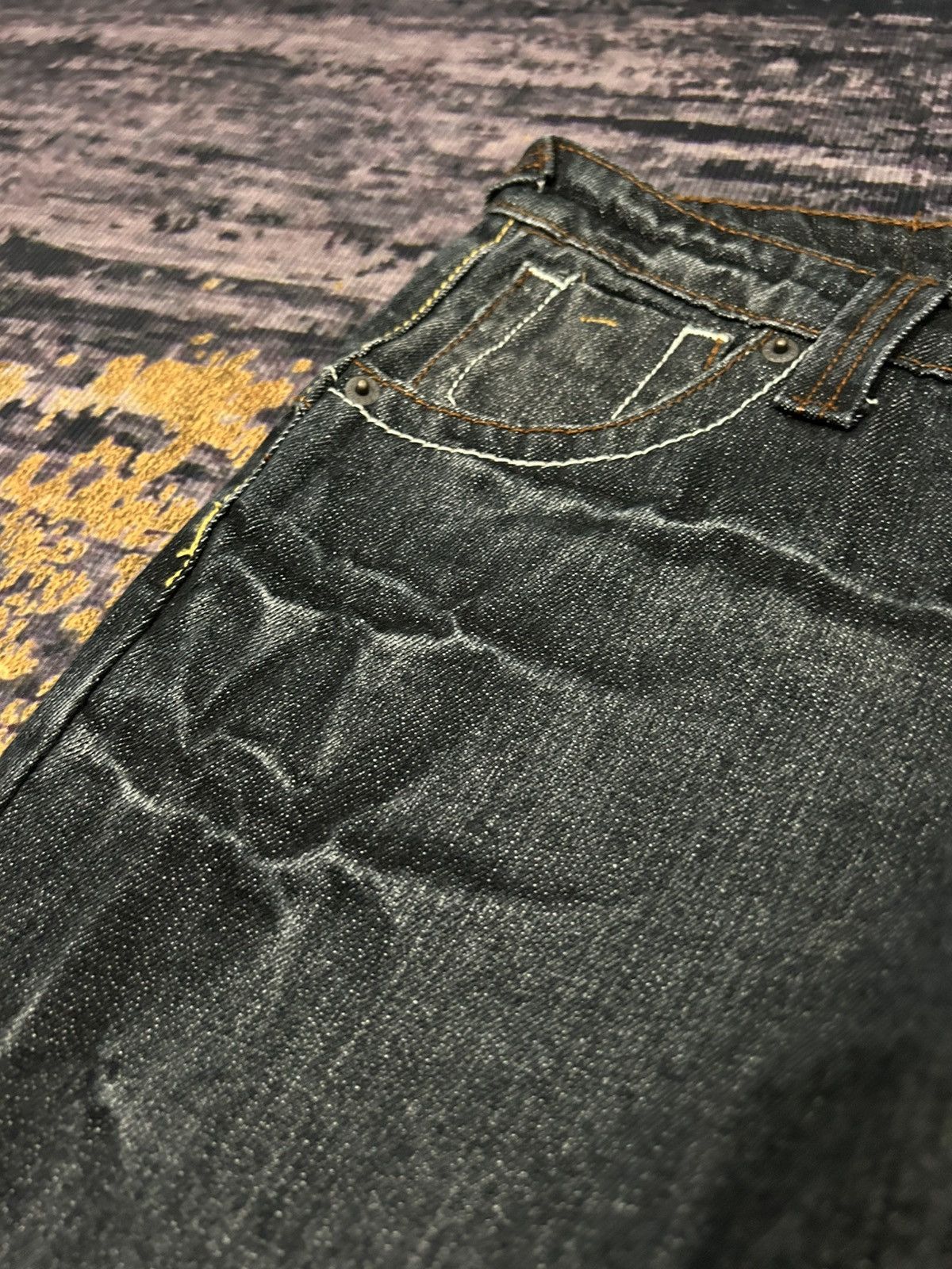 Tornado Mart Vintage PANTOMIME Clau Mark Flare Jeans Size 29" - 10 Thumbnail