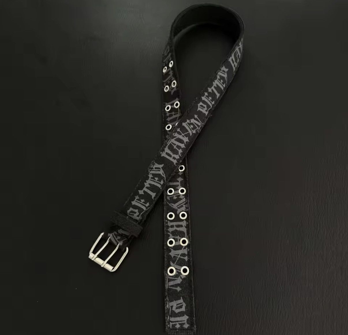 Other Gothic Skull Alphabet Destroyed Black Belt Size ONE SIZE - 4 Thumbnail
