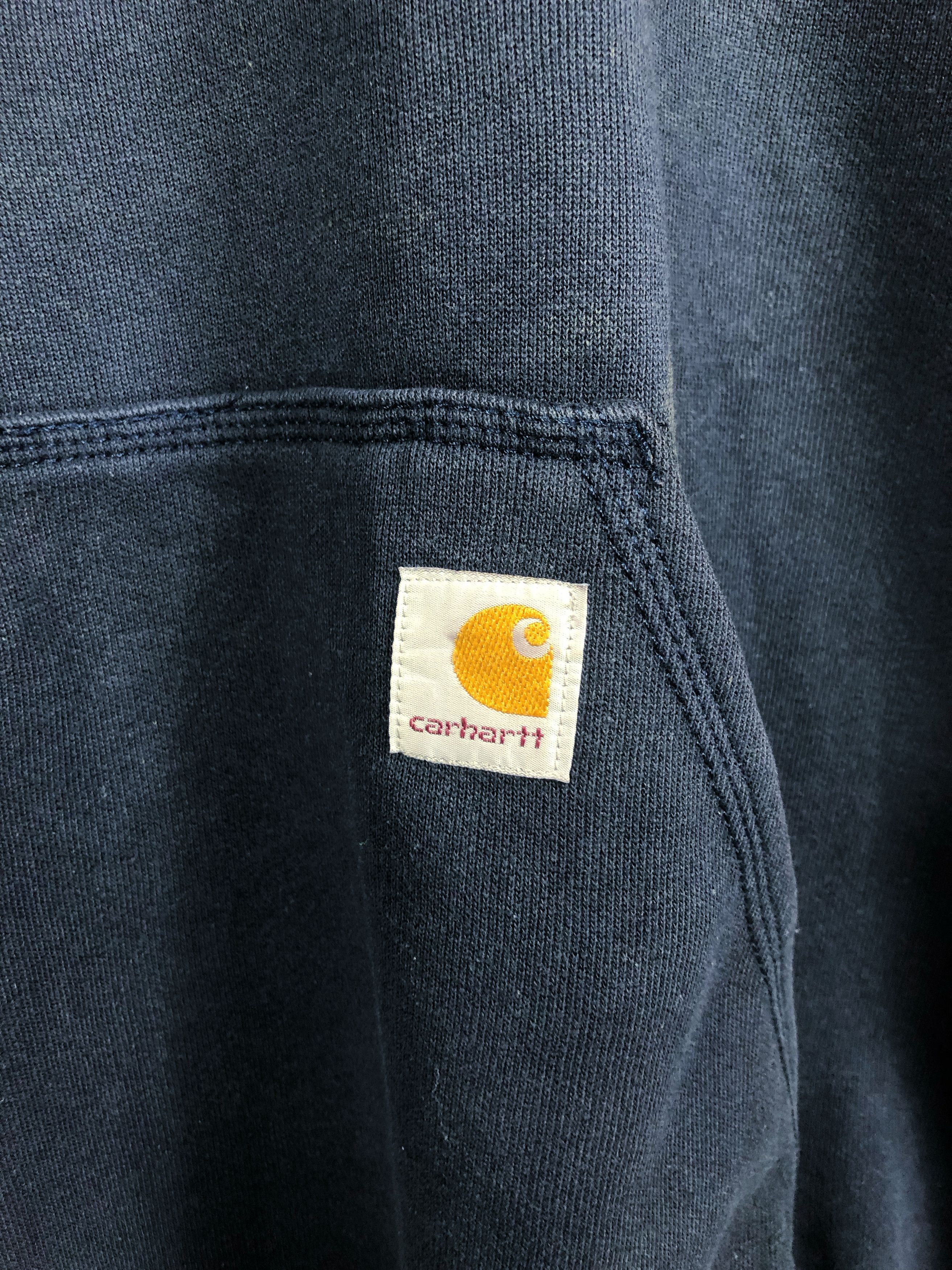 Carhartt Rare Carhartt Spellout Loose Fit Pullover Hoodie Size US XL / EU 56 / 4 - 4 Thumbnail