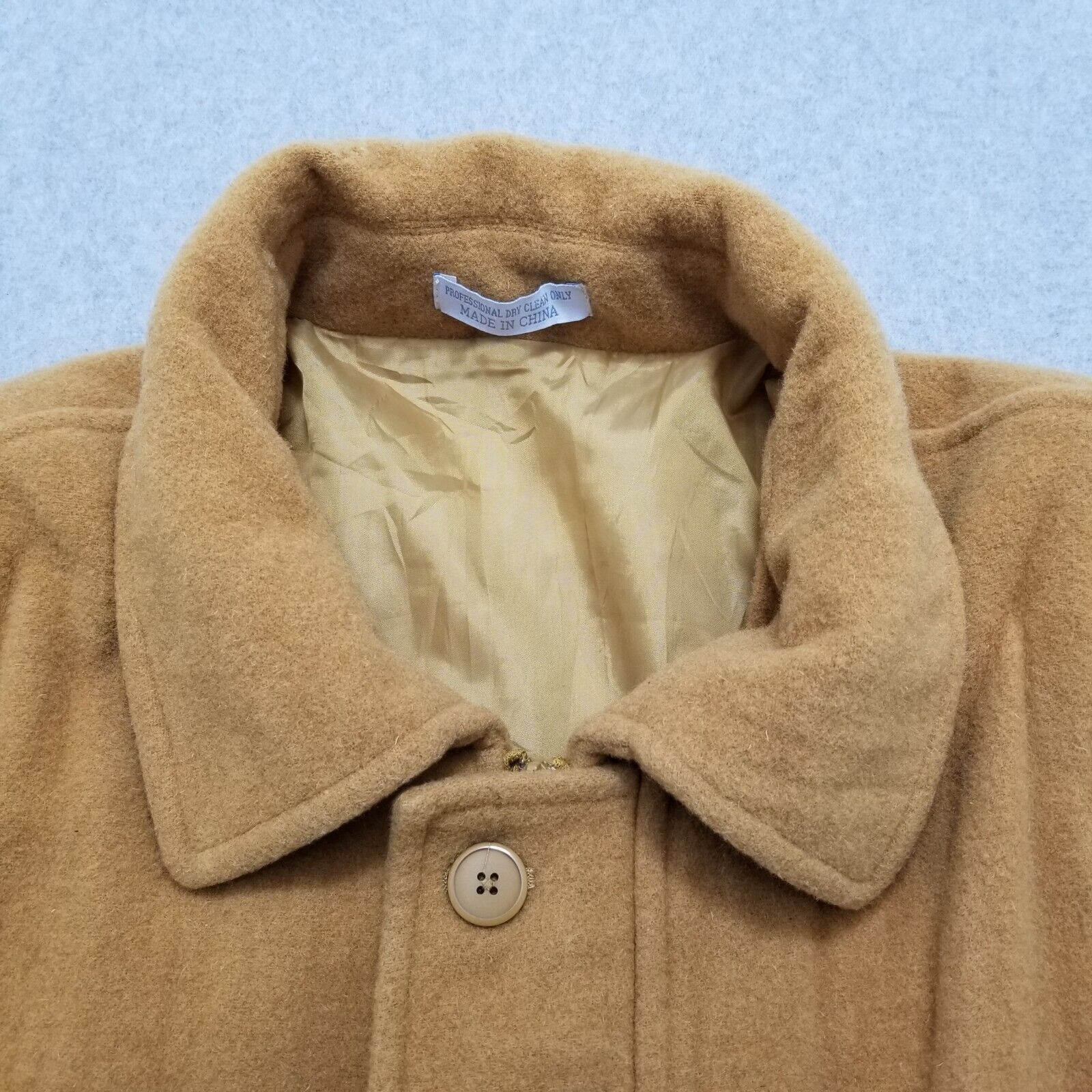 Other Irvine Park Jacket Mens Large 100% Wool Pea Coat Pockets Zip Size US L / EU 52-54 / 3 - 5 Thumbnail