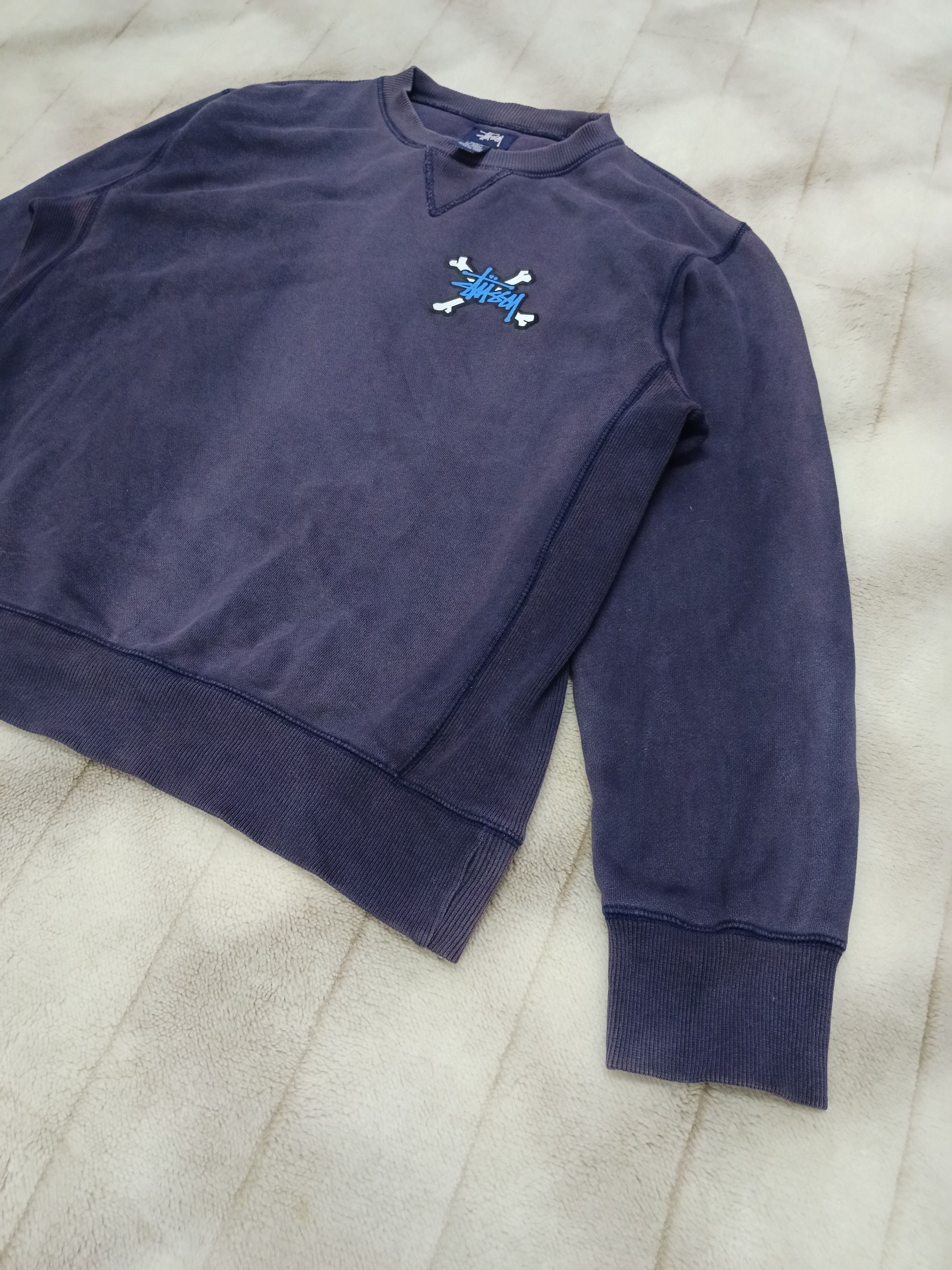 Stussy DISTRESSED STUSSY FADED SWEAT Size US M / EU 48-50 / 2 - 3 Thumbnail
