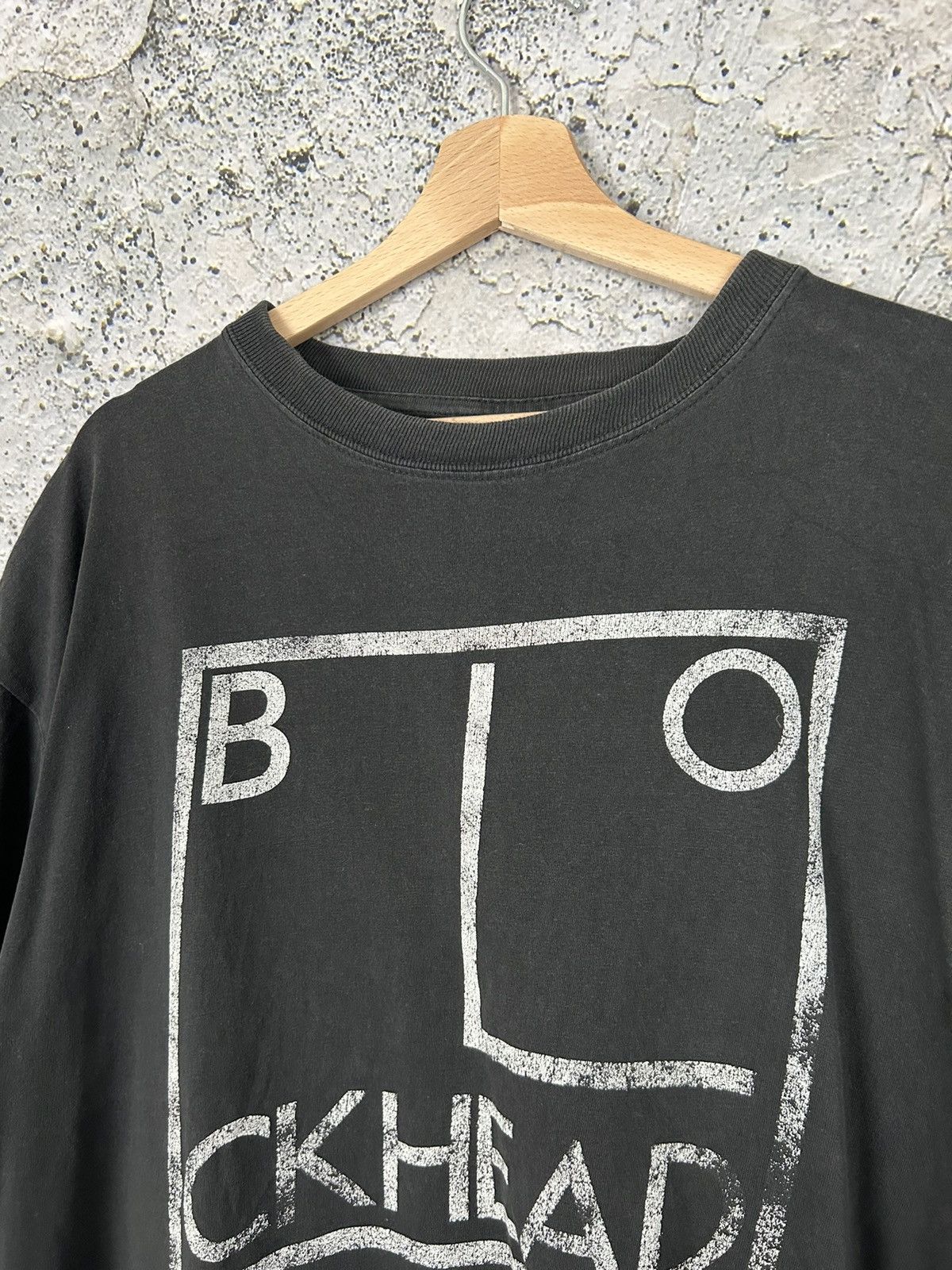 Band Tees Vintage Blockhead 90s Band Tee Tour Rare Washed Black Size US XL / EU 56 / 4 - 3 Thumbnail