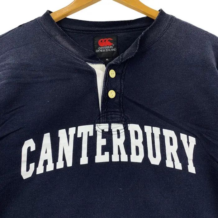 Canterbury of New Zealand Vintage CANTERBURY NEW ZEALAND Rugby Henley Tee Shirt Top Size US XL / EU 56 / 4 - 3 Thumbnail