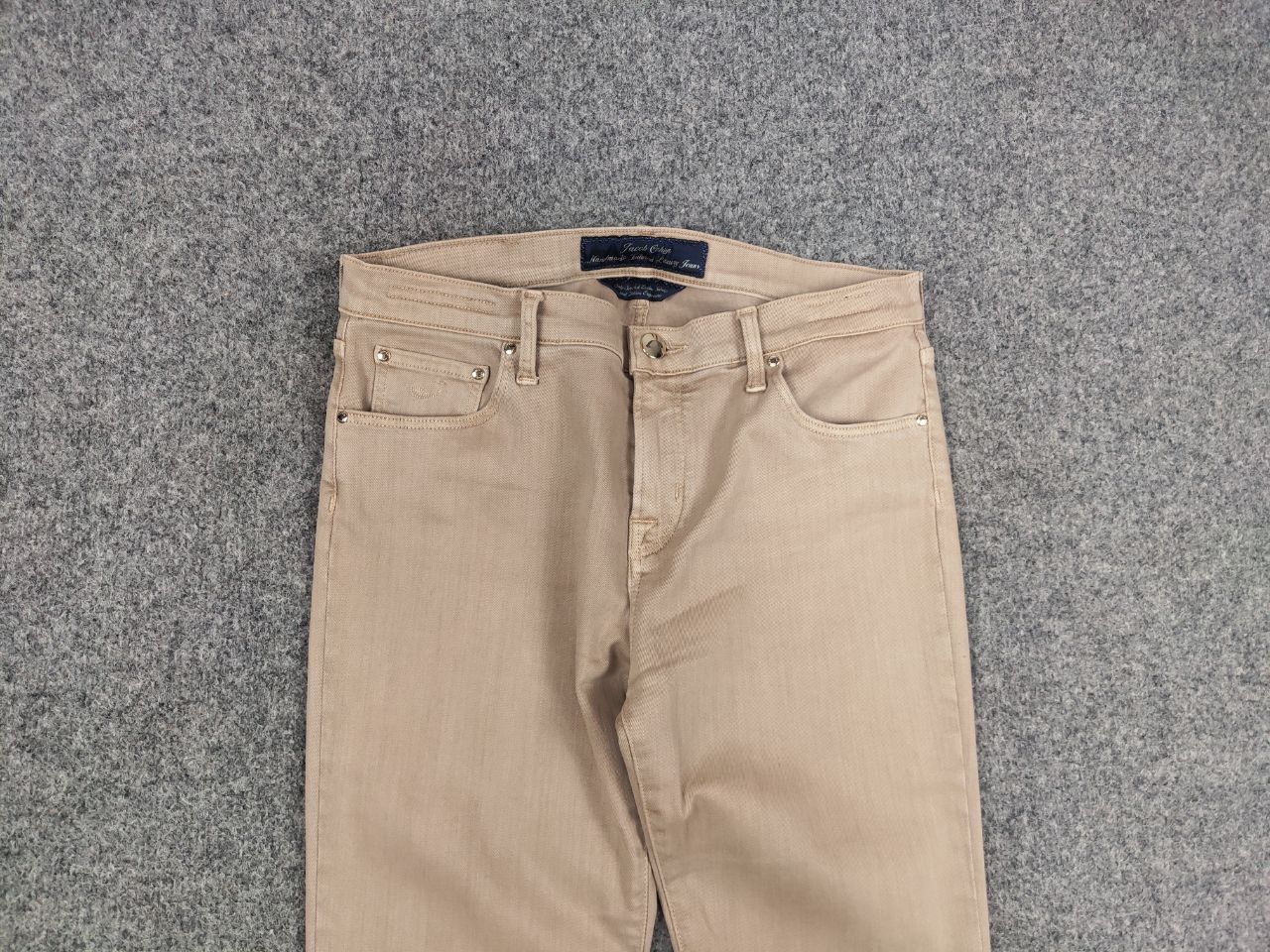Jacob Cohen Jacob Cohen Italy Design kimberly Slim Fit beige denim Jeans Size 30" / US 8 / IT 44 - 5 Thumbnail