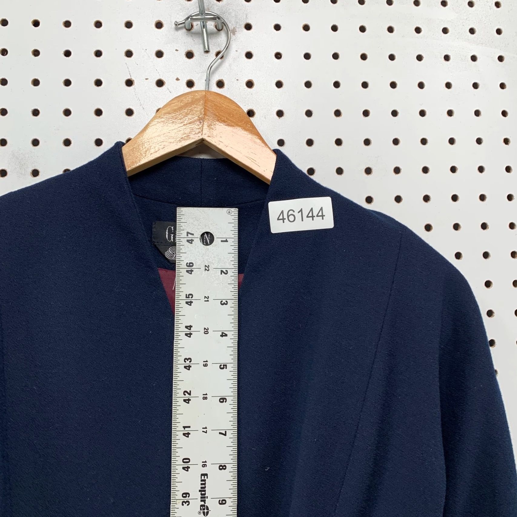 Vintage VINTAGE Gillian Blazer Coat Wool Dress Womens Size 6 Navy Blue Gold Button ILGWU Blazer Jacket Size M / US 6-8 / IT 42-44 - 7 Thumbnail