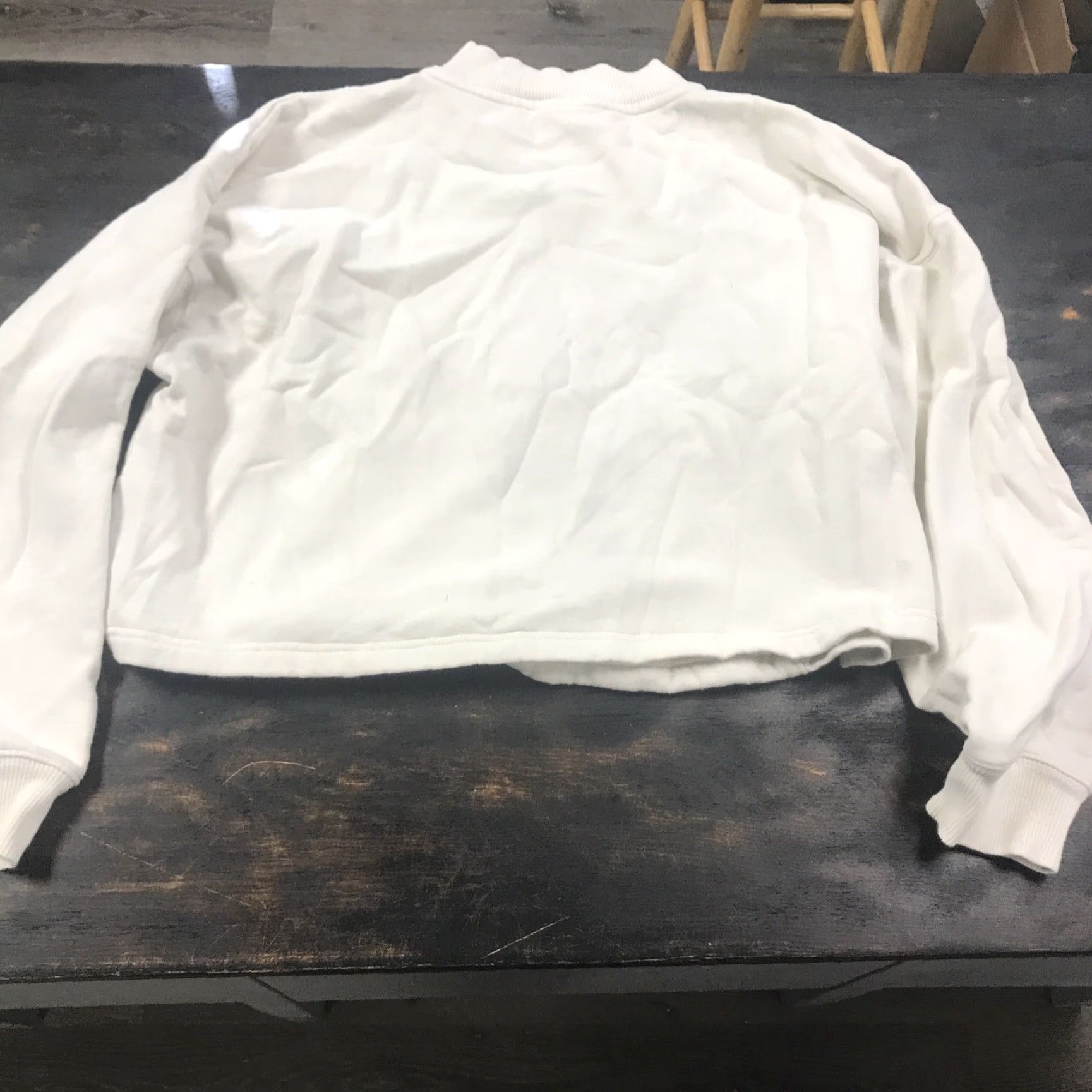 Victoria's Secret Victoria's Secret PINK Sweatshirt 1/4 Zip Long Sleeve Women L Ivory Size L / US 10 / IT 46 - 5 Thumbnail