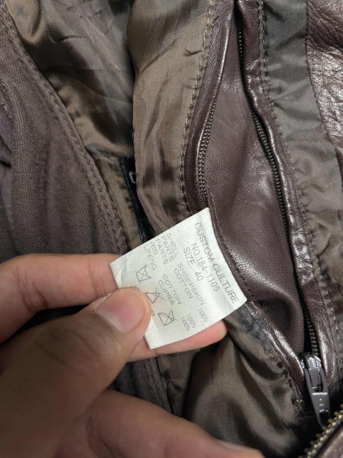 If Six Was Nine Rare Custom Culture hybrid leather jacket Size US XXS / EU 40 - 7 Thumbnail