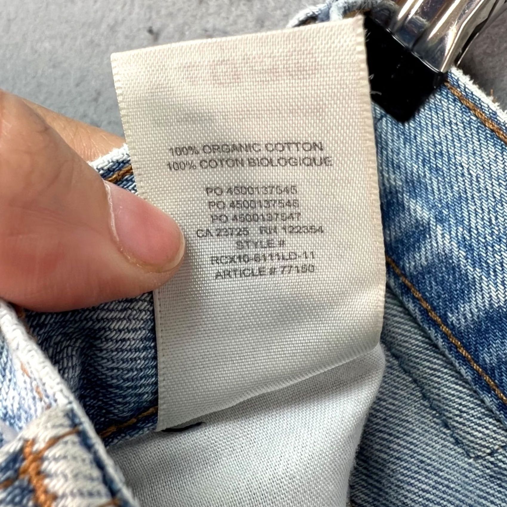 Vintage Denim Forum Jeans Womens Size 23 The Farrah High Rise Wide Leg Light Wash Denim Forum Size 40" / US 18 - 6 Thumbnail
