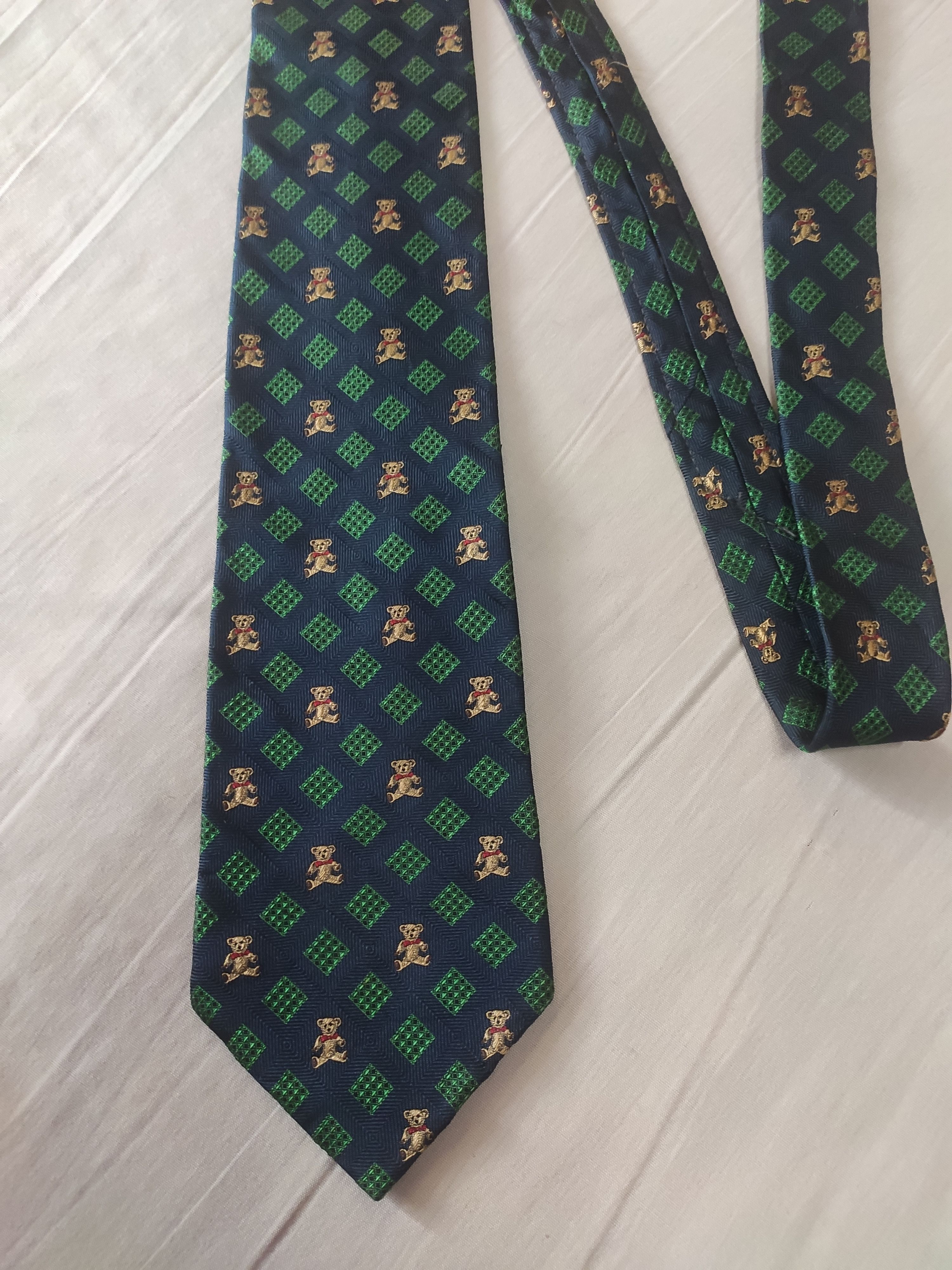 DAKS × Designer DAKS Teddy Bear Necktie / Tie Size ONE SIZE - 2 Thumbnail