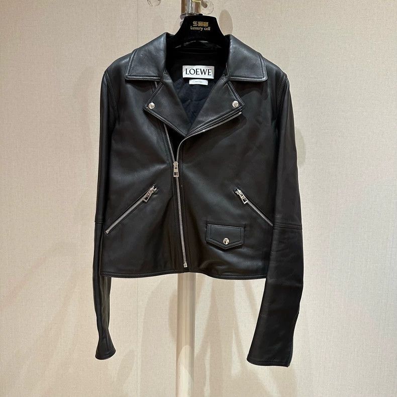 Loewe Loewe Black Leather Jacket - dmc Size US M / EU 48-50 / 2 - 1 Thumbnail
