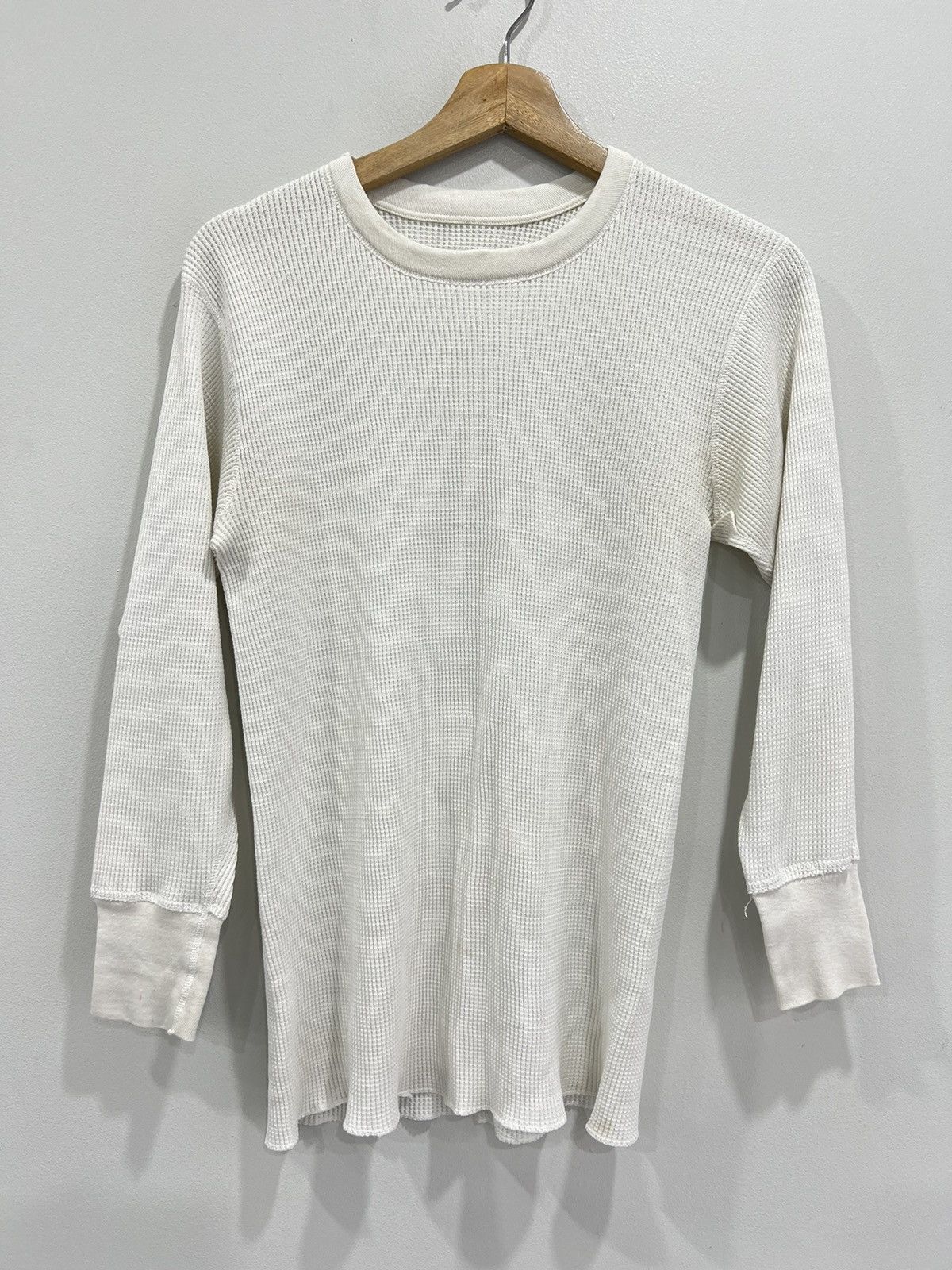 Hanes Vintage Thermal Longsleeve Shirt off white Size US M / EU 48-50 / 2 - 1 Thumbnail