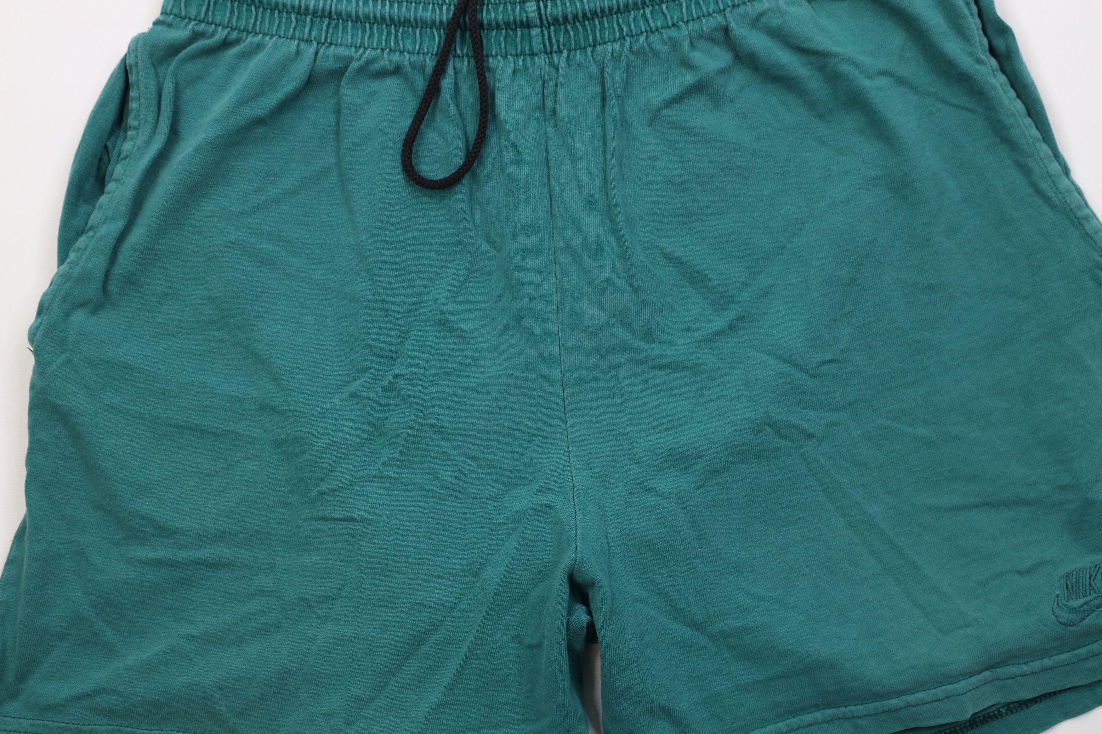 Nike Vintage 90s Nike Mini Swoosh Above Knee Shorts Green USA Size US 34 / EU 50 - 3 Thumbnail