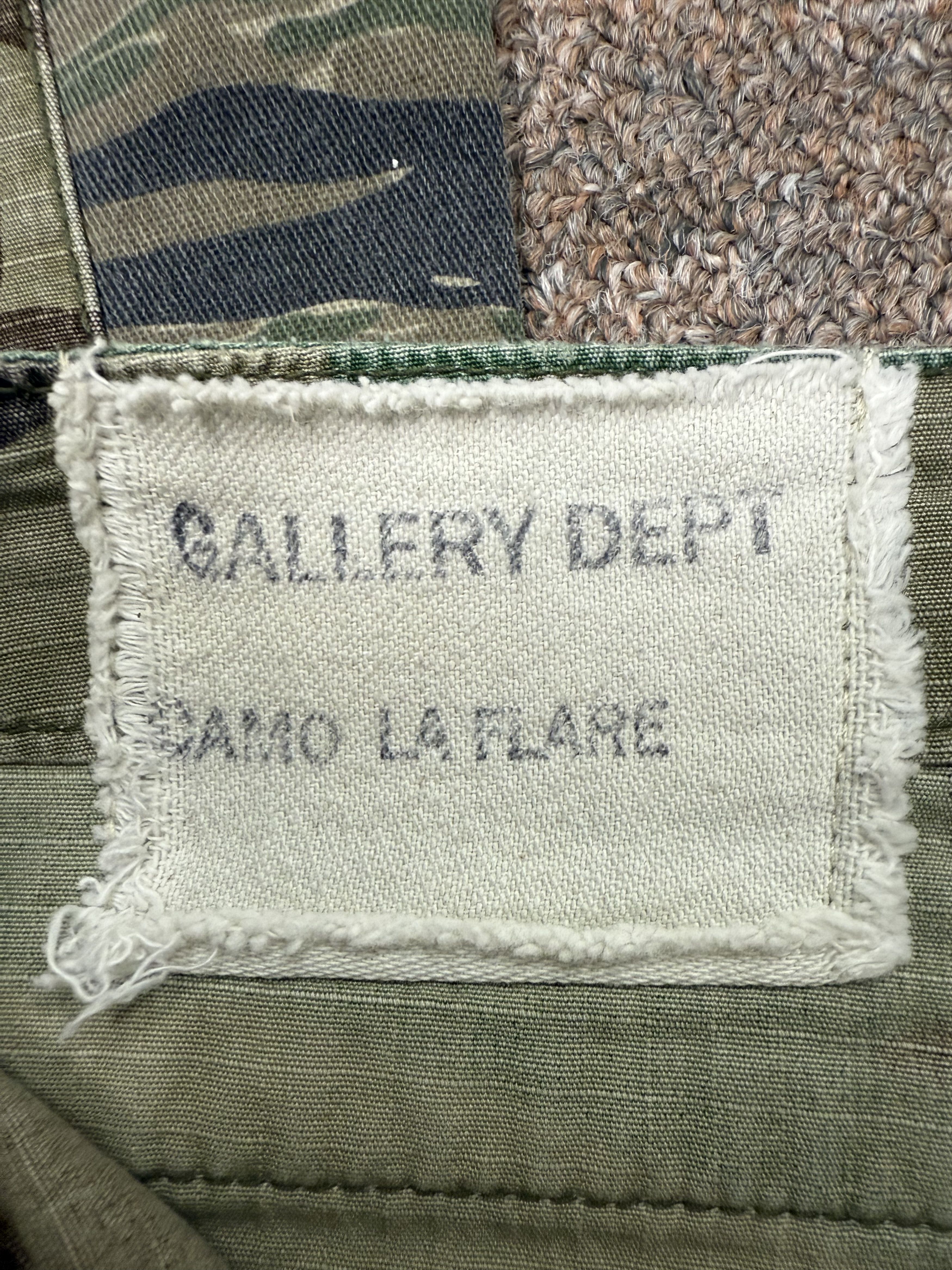 Gallery Dept. Gallery Dept Camo Flare Pants Size US 33 - 4 Thumbnail