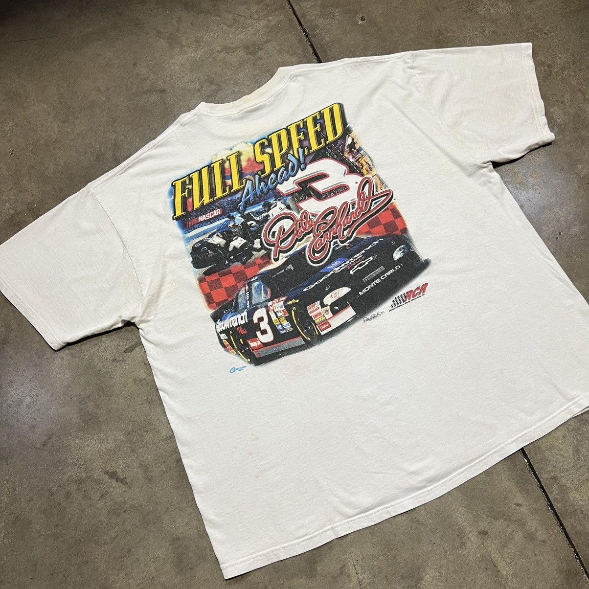 Chase Authentics Vintage Y2K Dale Earnhardt NASCAR AOP Racing T shirt Boxy Size US XXL / EU 58 / 5 - 2 Thumbnail