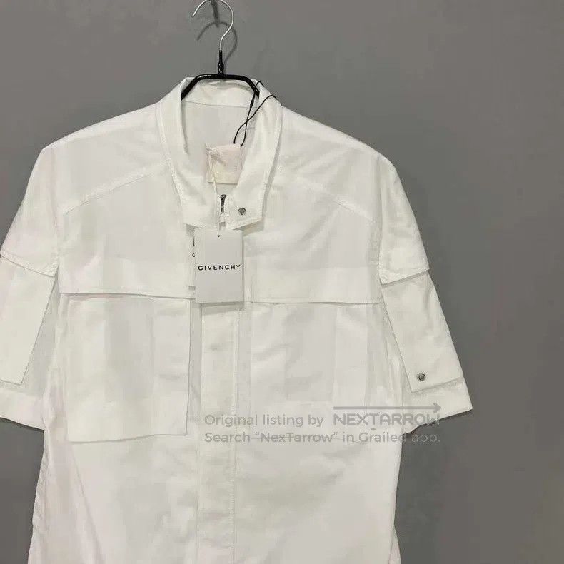 Givenchy Givenchy White Shirt Size US M / EU 48-50 / 2 - 2 Thumbnail