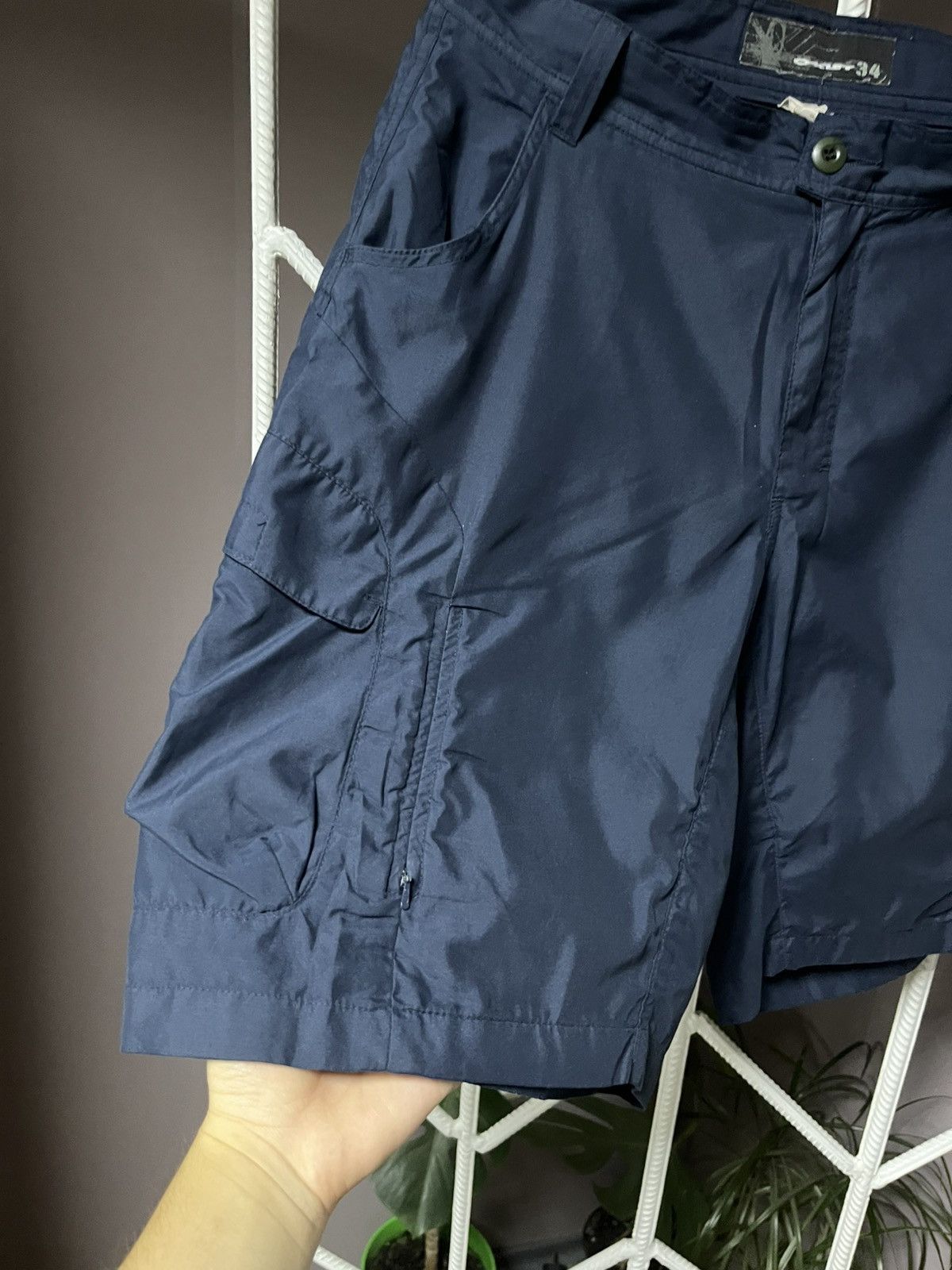Oakley Vintage Oakley Nylon Baggy Cargo Shorts Size US 34 / EU 50 - 3 Thumbnail