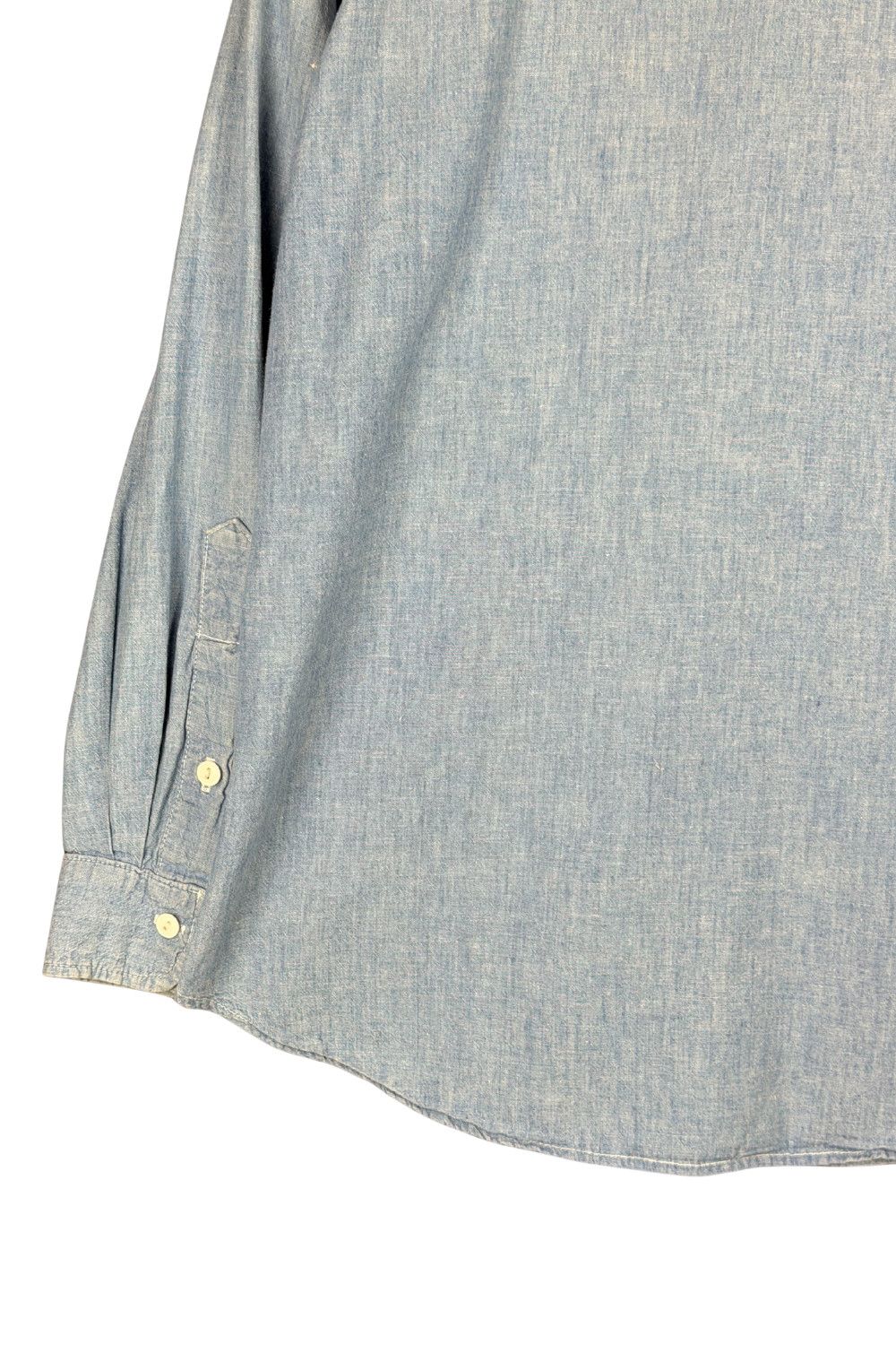 Ralph Lauren 90s RL Authentic Dungarees Chambray Work Shirt - Made in USA Size US XS / EU 42 / 0 - 9 Thumbnail