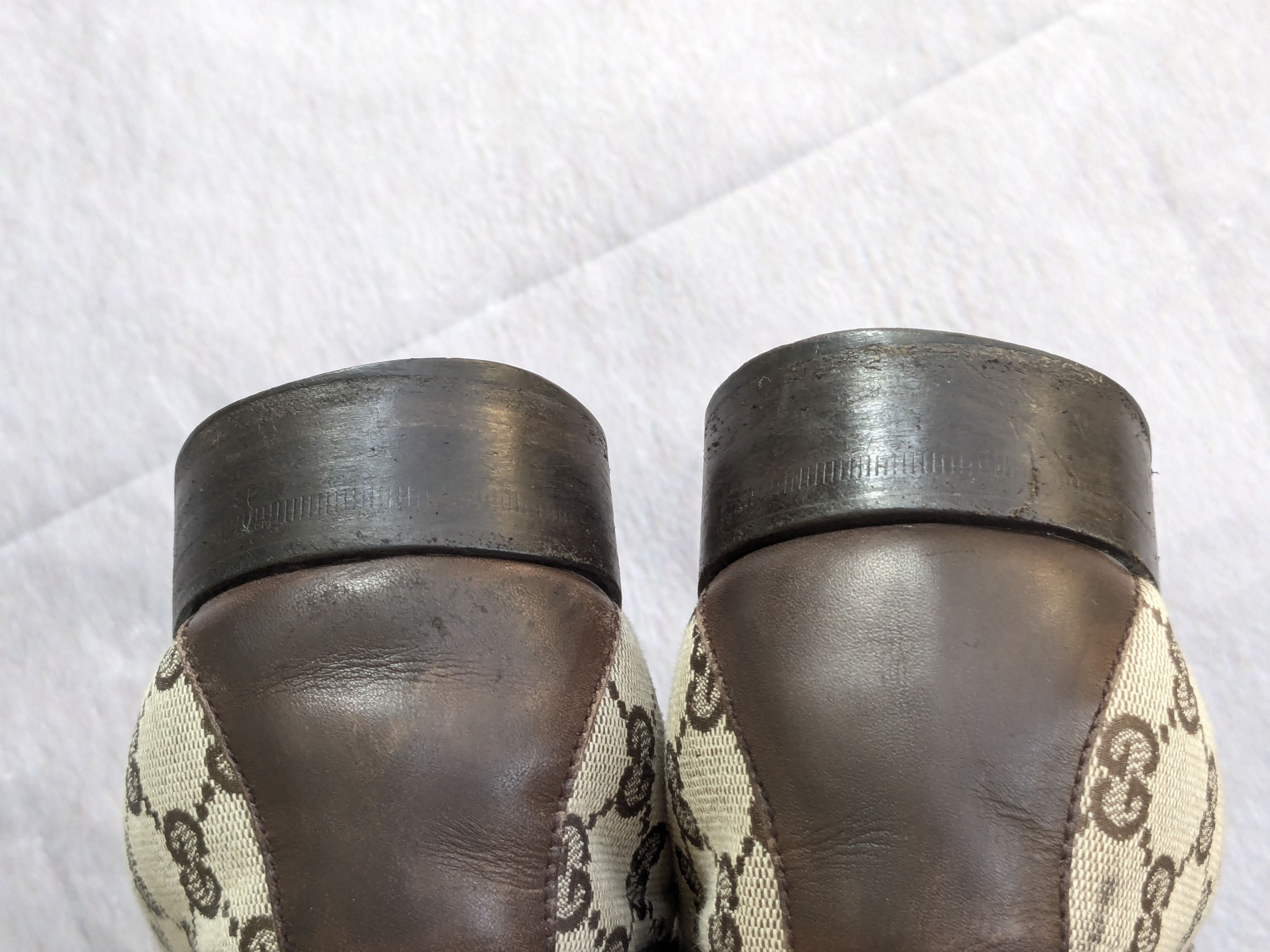 Gucci Gucci Horsebit Loafers Monogram Canvas Logo GG 9.5B Size US 9.5 / IT 39.5 - 13 Thumbnail