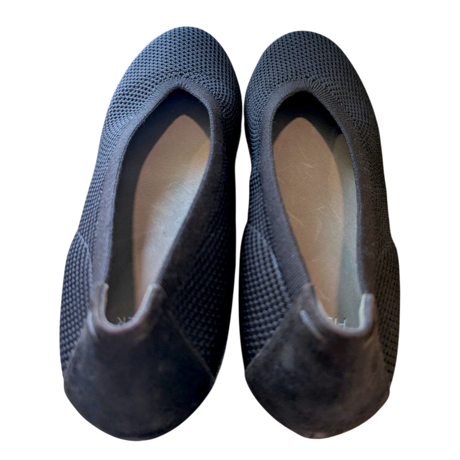 Eileen Fisher Eileen Fisher Leather Chocolate UNA Stretch Knit Ballet Flat Size US 9.5 / IT 39.5 - 6 Thumbnail