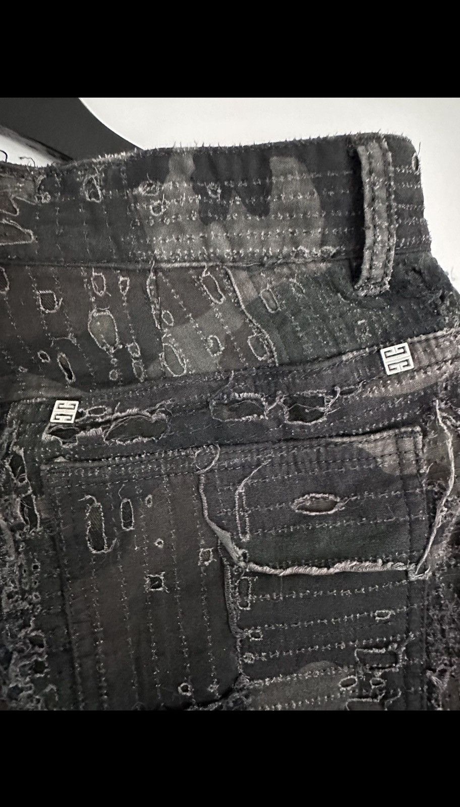 Givenchy Givenchy Fist Edition OG Boro Jeans Size US 29 - 6 Thumbnail
