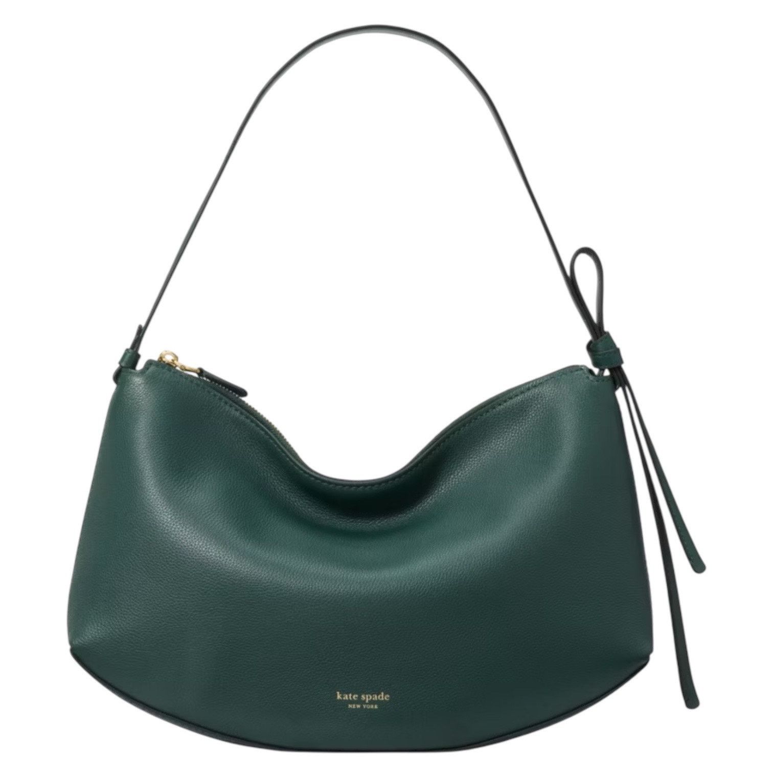 Kate Spade Kate Spade Loop Large Shoulder Bag Pebble Leather Green Size ONE SIZE - 1 Thumbnail