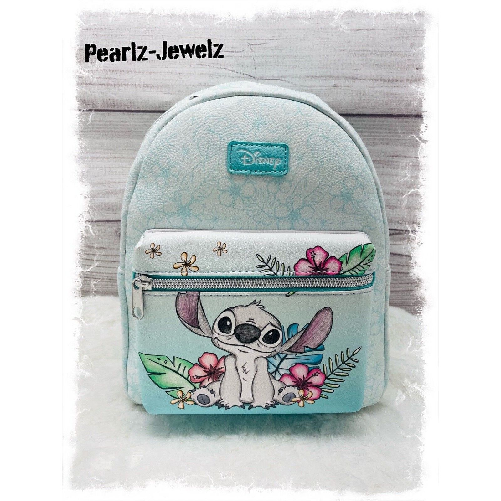 Disney Loungefly Disney Lilo & Stitch Hibiscus Flower Floral Sketch Size ONE SIZE - 1 Thumbnail