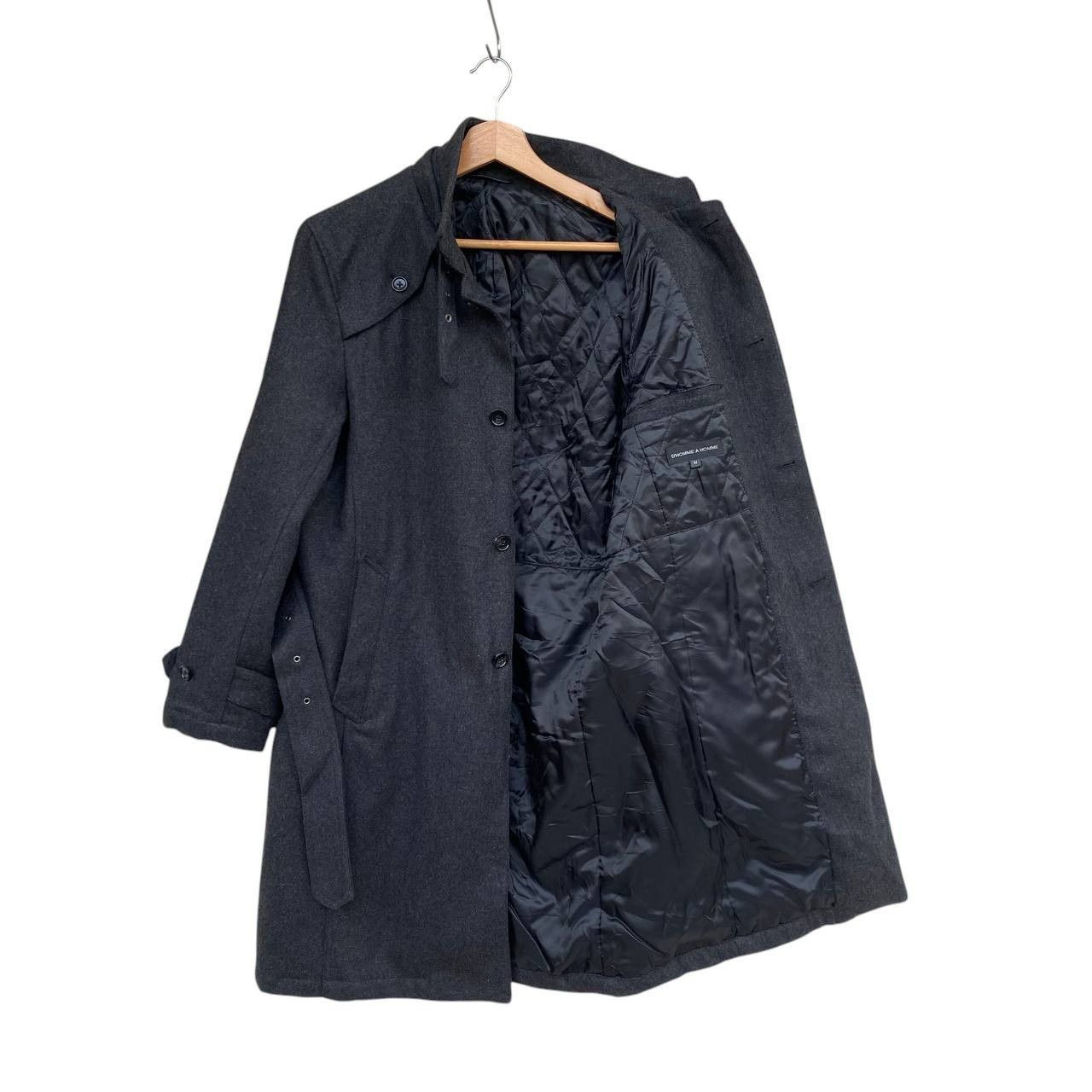 Armoire D'Homme Vintage D'Homme A Homme Wool Overcoat Quilted Lining Size US M / EU 48-50 / 2 - 1 Thumbnail