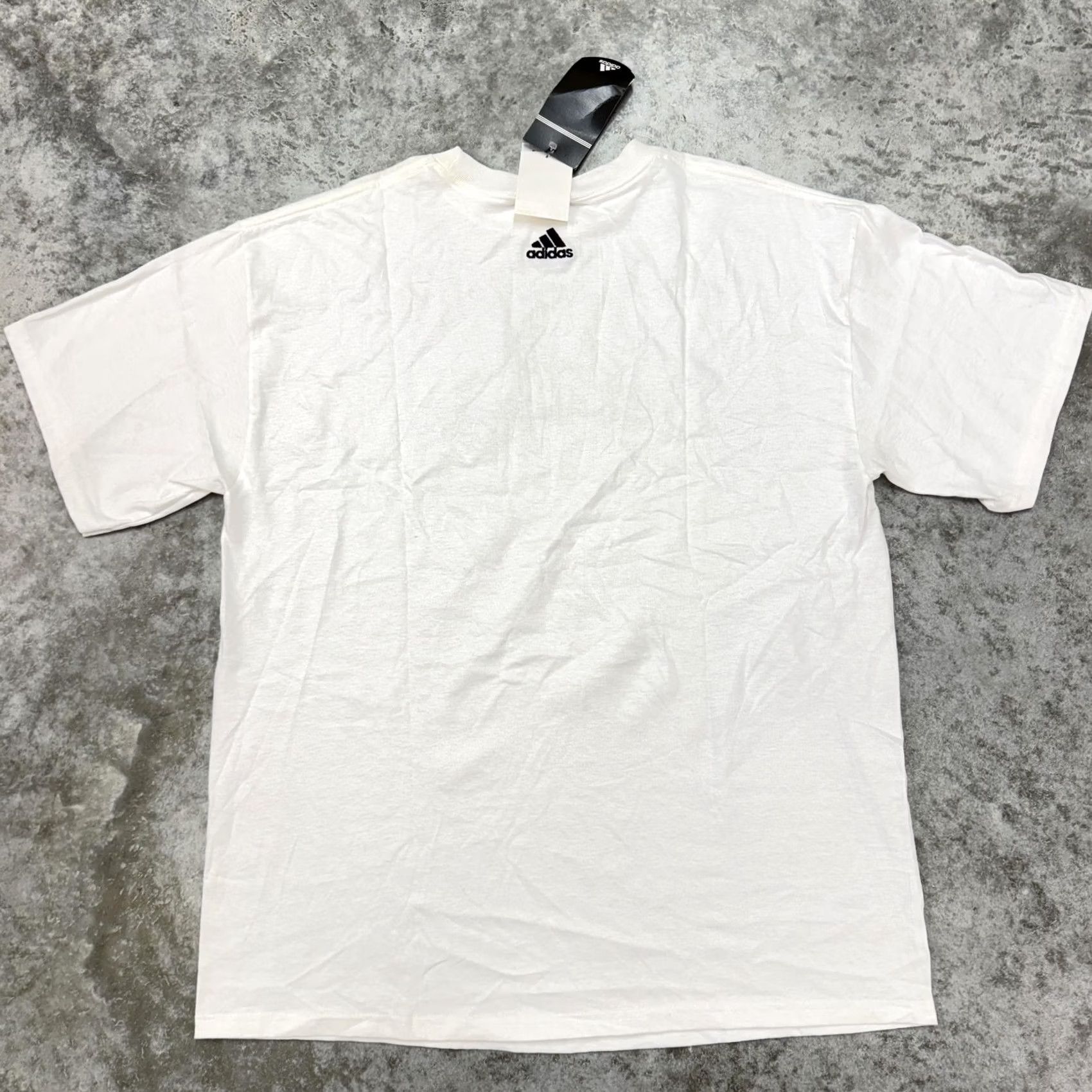 Adidas Adidas Shirt Mens Large Crewneck Graphic Print Tee White Short Sleeve Vintage No Size US L / EU 52-54 / 3 - 6 Thumbnail