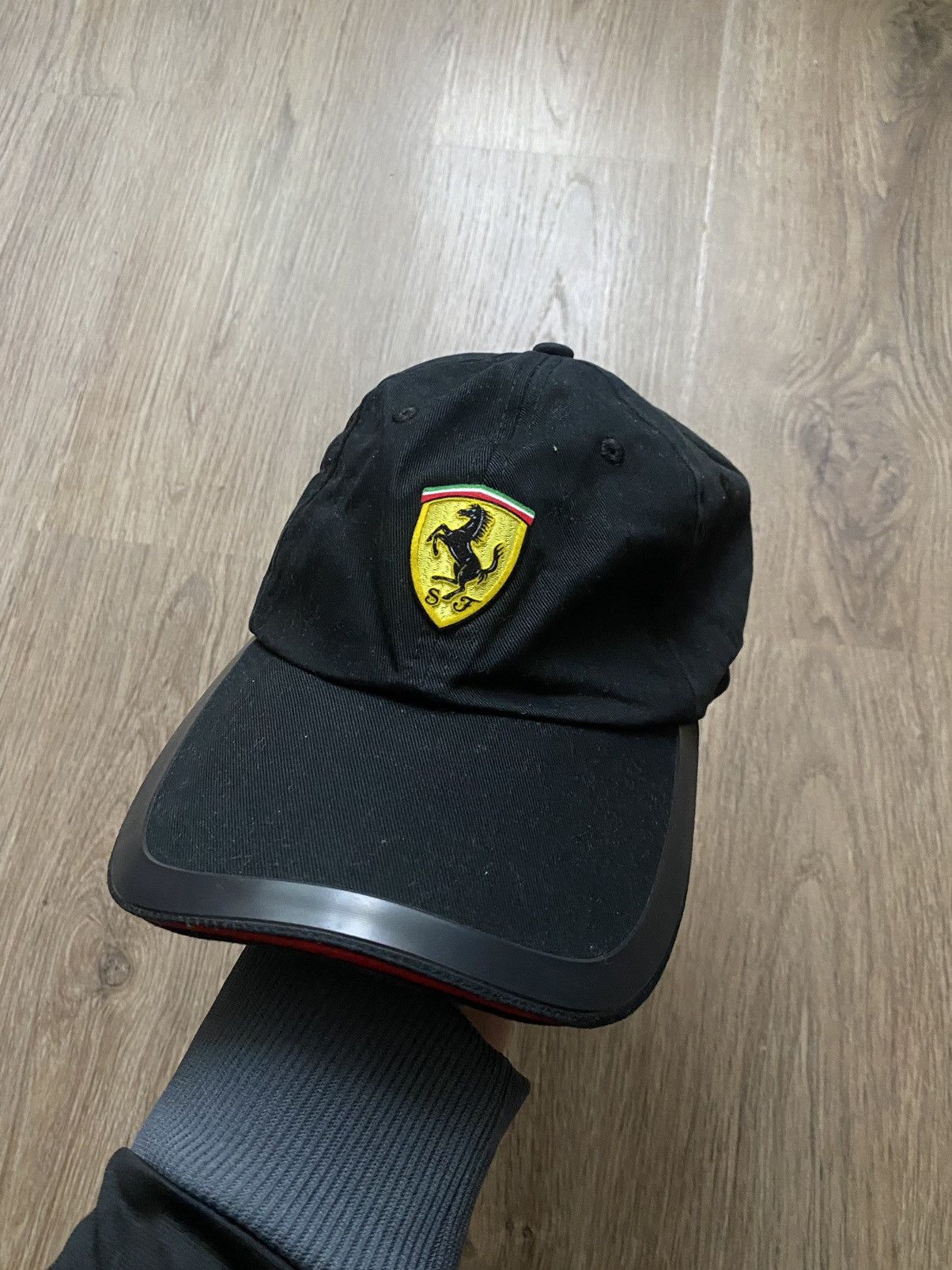 Ferrari × Vintage Vintage F-1 Ferarri Schumacher Racing Cap Y2K Os Size ONE SIZE - 1 Thumbnail