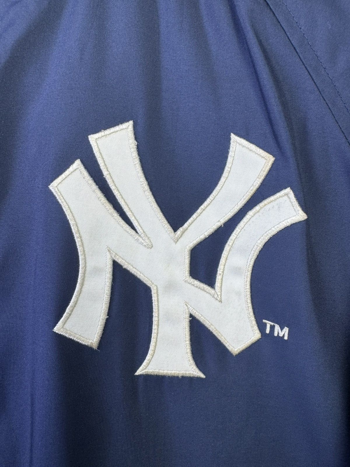 New York Yankees vintage New York Yankees navy blue varsity jacket Size US L / EU 52-54 / 3 - 5 Thumbnail