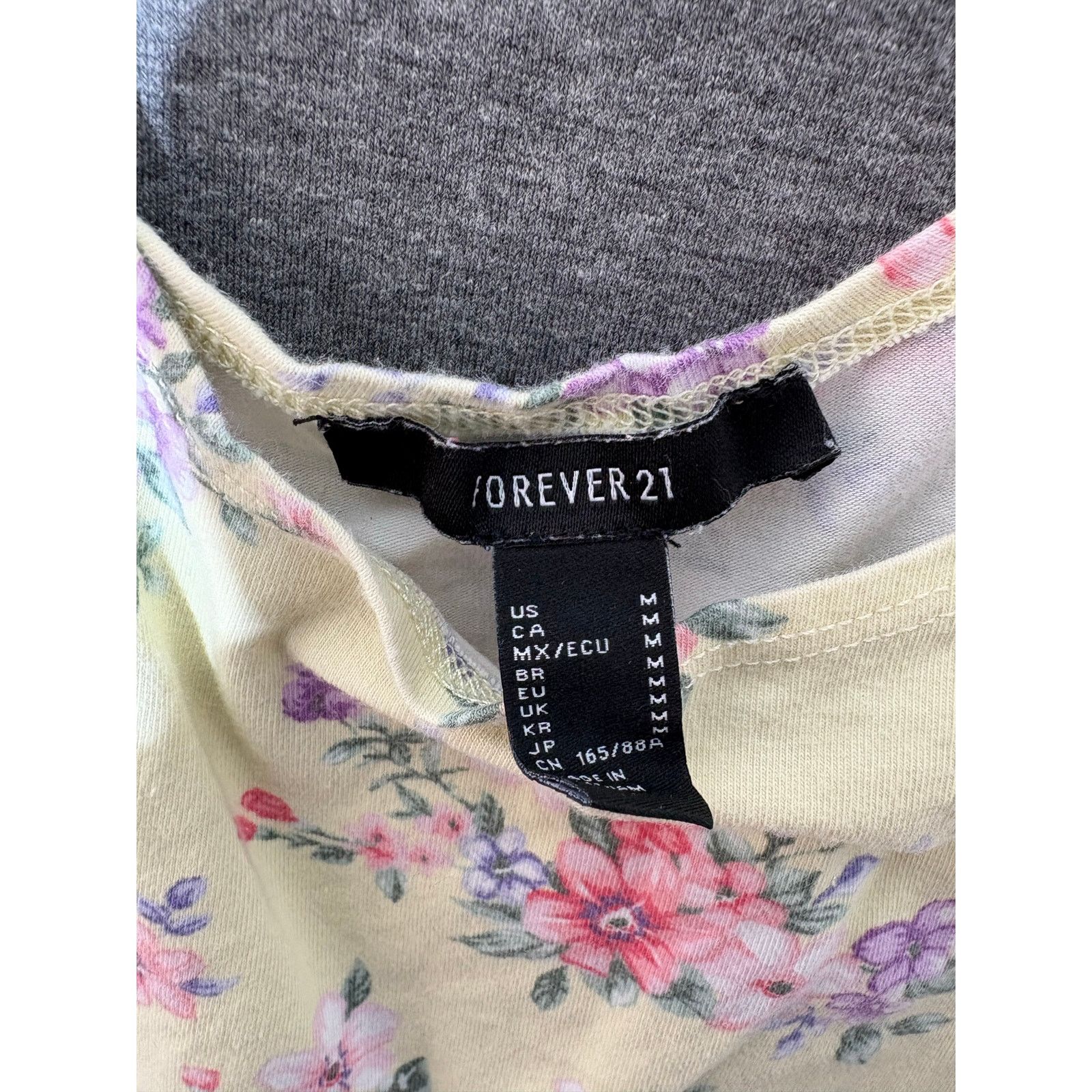 Forever 21 Forever 21 | Juniors Floral Sleeveless Tank Top | Medium Size M / US 6-8 / IT 42-44 - 3 Thumbnail