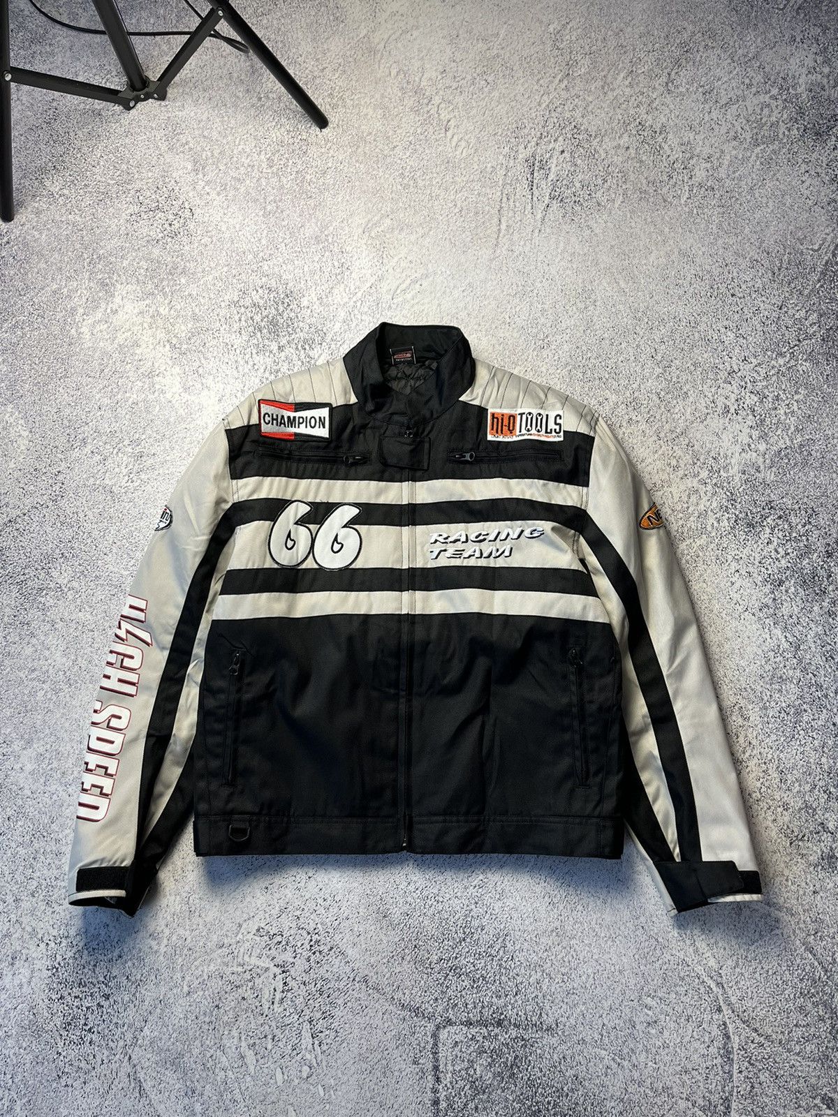 Vintage Polo Rare High Speed Racing Team Jacket Vintage Size US M / EU 48-50 / 2 - 1 Thumbnail