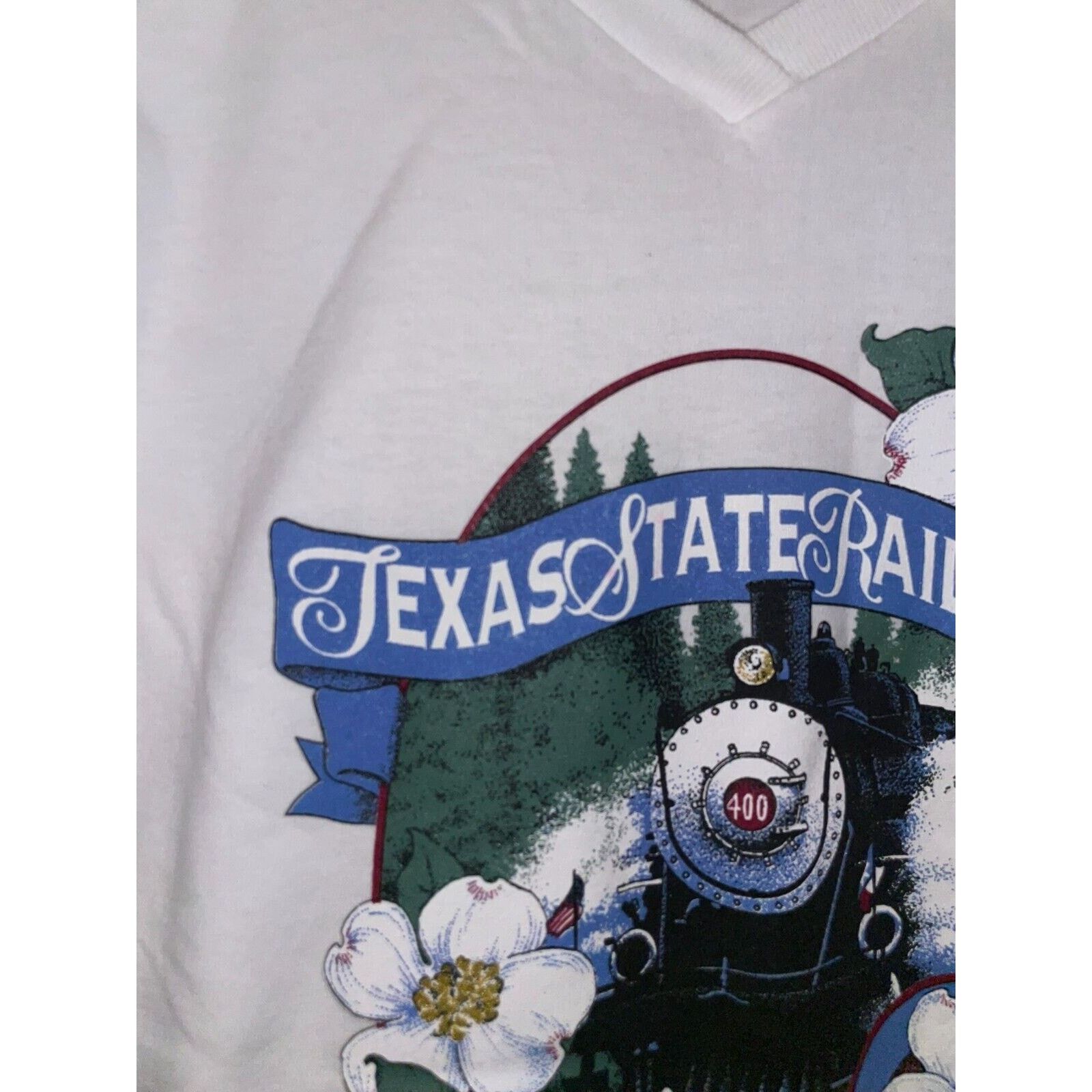 Anvil Vintage Womens Train Shirt Texas State Railroad Tee 90s M Size M / US 6-8 / IT 42-44 - 3 Thumbnail