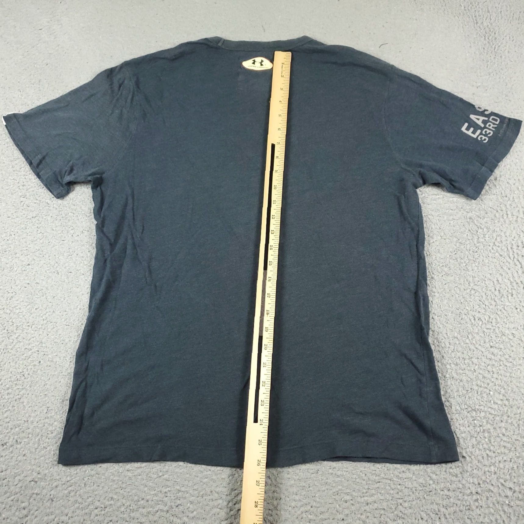 Under Armour Under Armour T-Shirt Men Large Blue Short Sleeve Crew Neck Logo Casual Athletic Sports All Seasons Shirt Mens L Blue Size US L / EU 52-54 / 3 - 4 Thumbnail