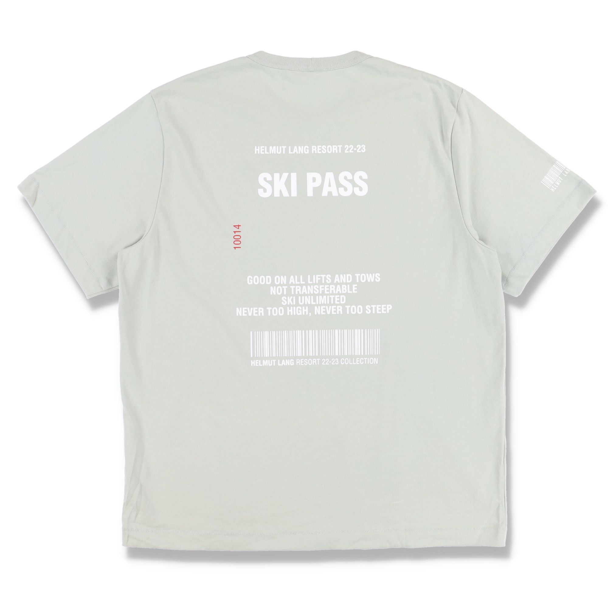 Helmut Lang Pastel Green Ski Logo T-Shirt Size US XL / EU 56 / 4 - 9 Thumbnail