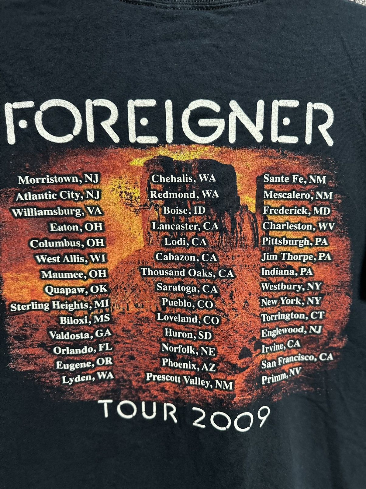 Band Tees × Vintage Vintage Y2k Foreigner No End In Sight Tee Size US M / EU 48-50 / 2 - 6 Thumbnail