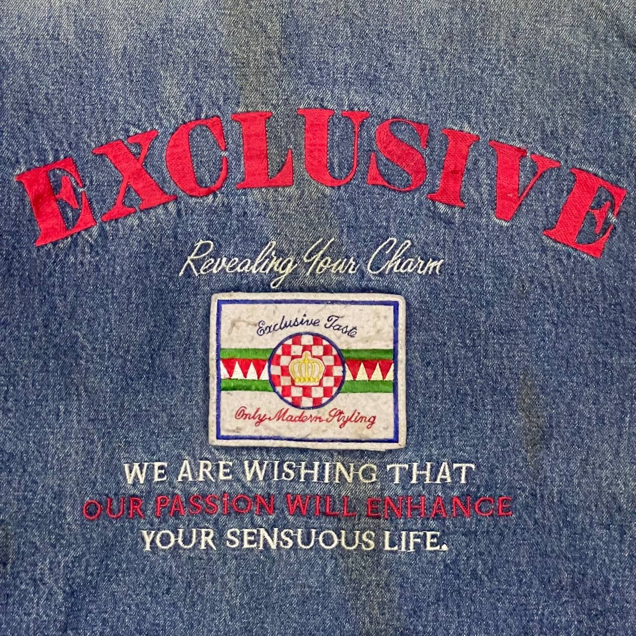 Japanese Brand Vintage Japanese Brand Denim Bomber Jacket with Patches Size US M / EU 48-50 / 2 - 15 Thumbnail