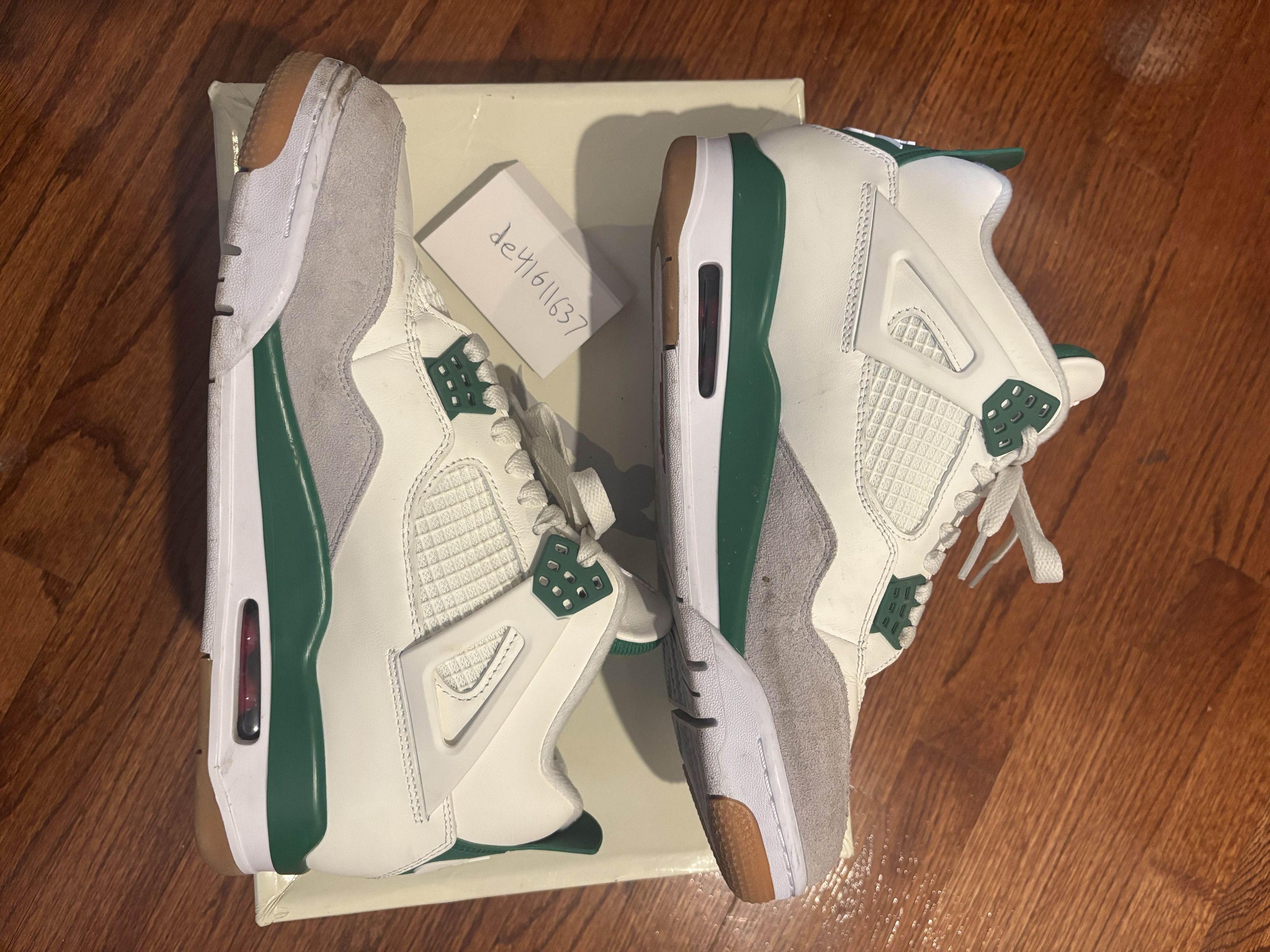 Jordan Brand Air Jordan 4 Retro x Nike SB "Pine Green" Size US 10 / EU 43 - 2 Thumbnail