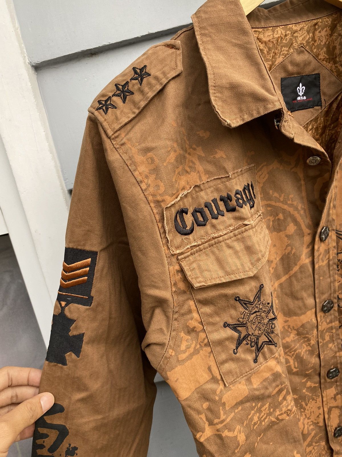 Vintage Made Right Genuine Military Style Jacket ‘Courage’ Patchwork Size US L / EU 52-54 / 3 - 4 Thumbnail