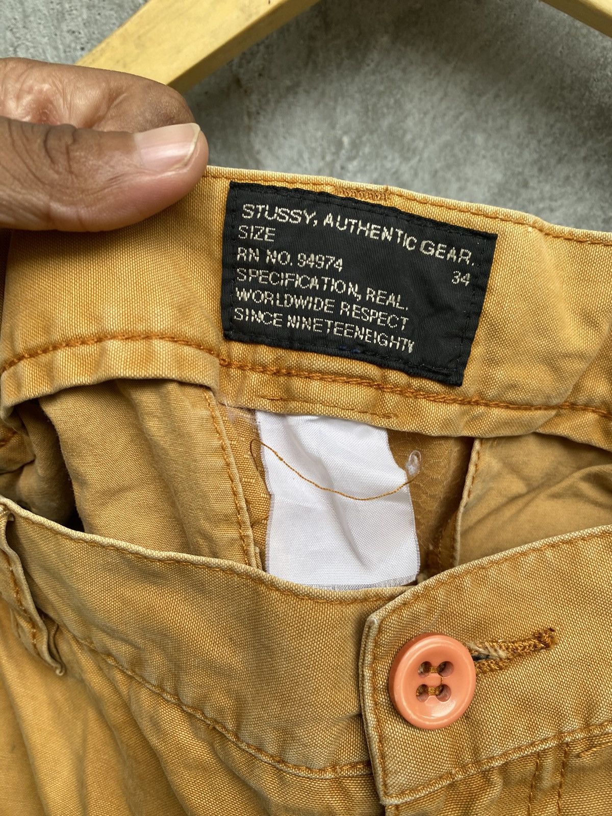 Stussy × Vintage Vintage Stussy 90s Long Pants Size US 34 / EU 50 - 7 Thumbnail