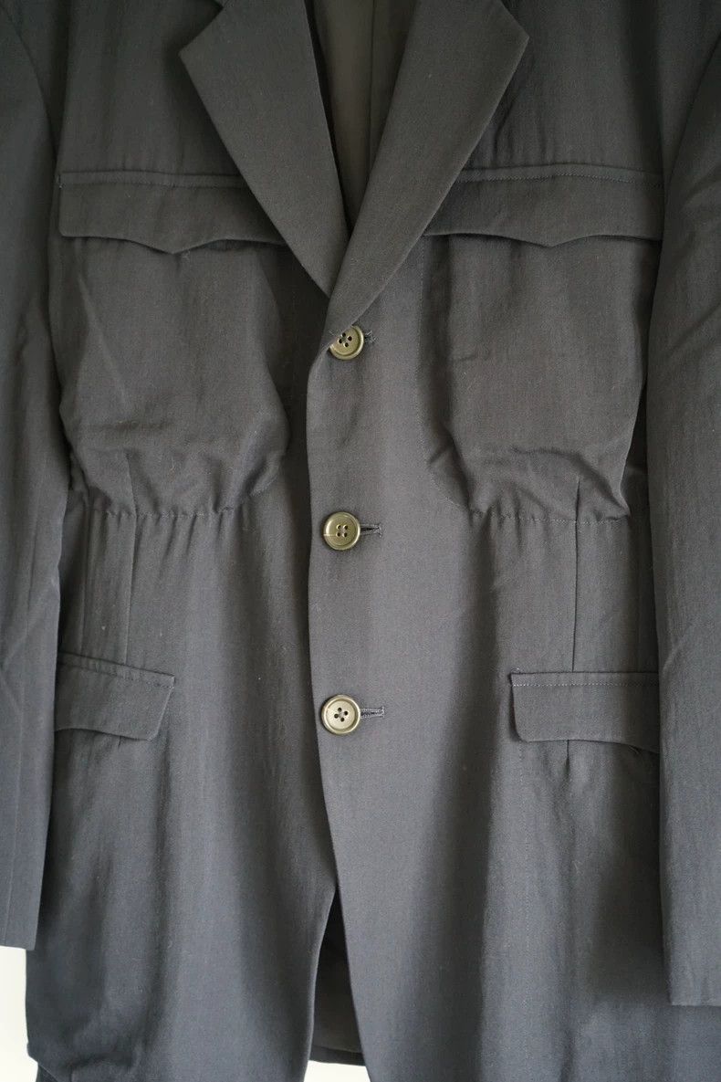 Yohji Yamamoto Yohji Yamamoto size m 87aw first year multi-pocket suit 250 Size 38R - 3 Thumbnail
