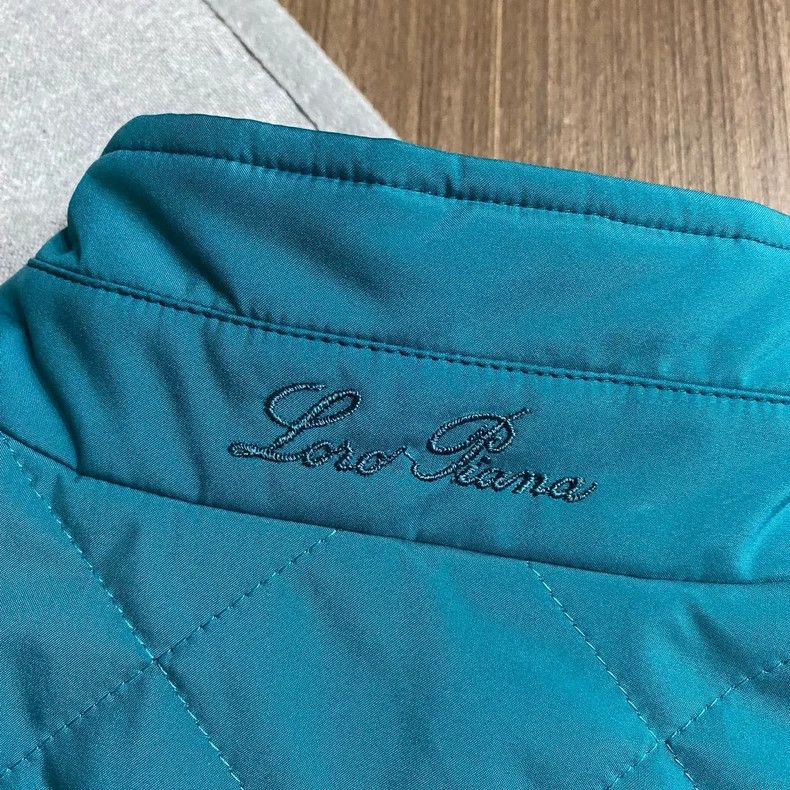 Loro Piana LORO PIANA Tech fabric padded jacket in blue green Green S Size US S / EU 44-46 / 1 - 5 Thumbnail