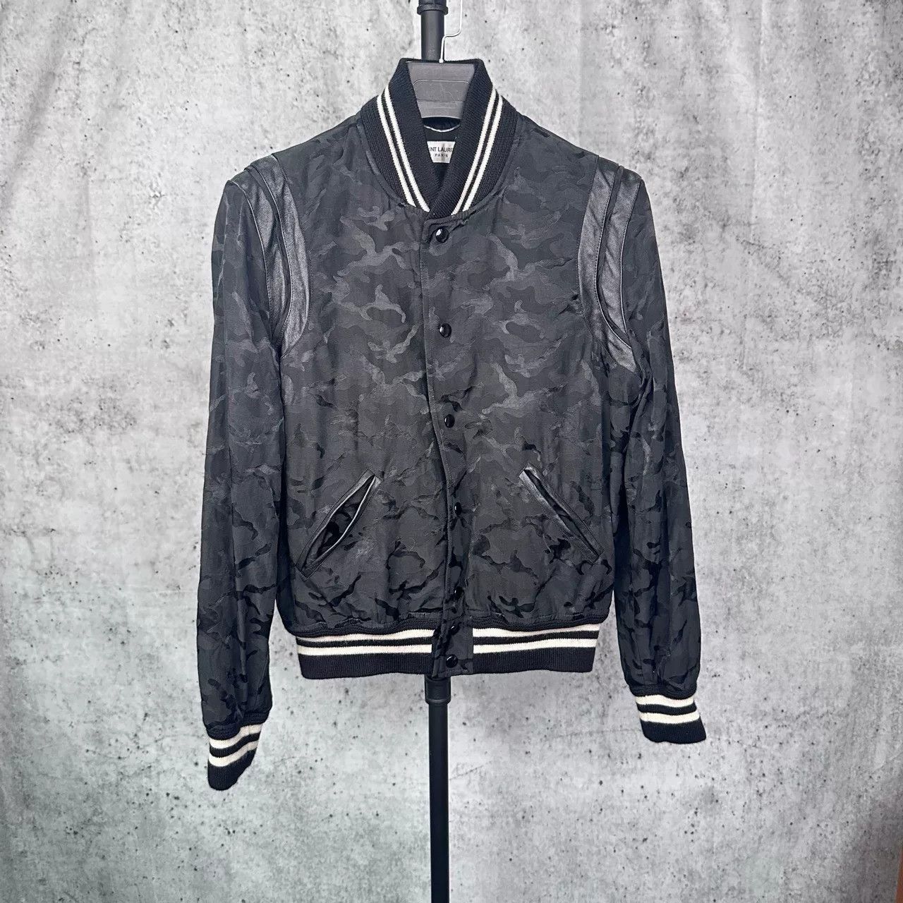 Saint Laurent Paris Saint Laurent Paris Camouflage Baseball Jacket Size US M / EU 48-50 / 2 - 1 Thumbnail