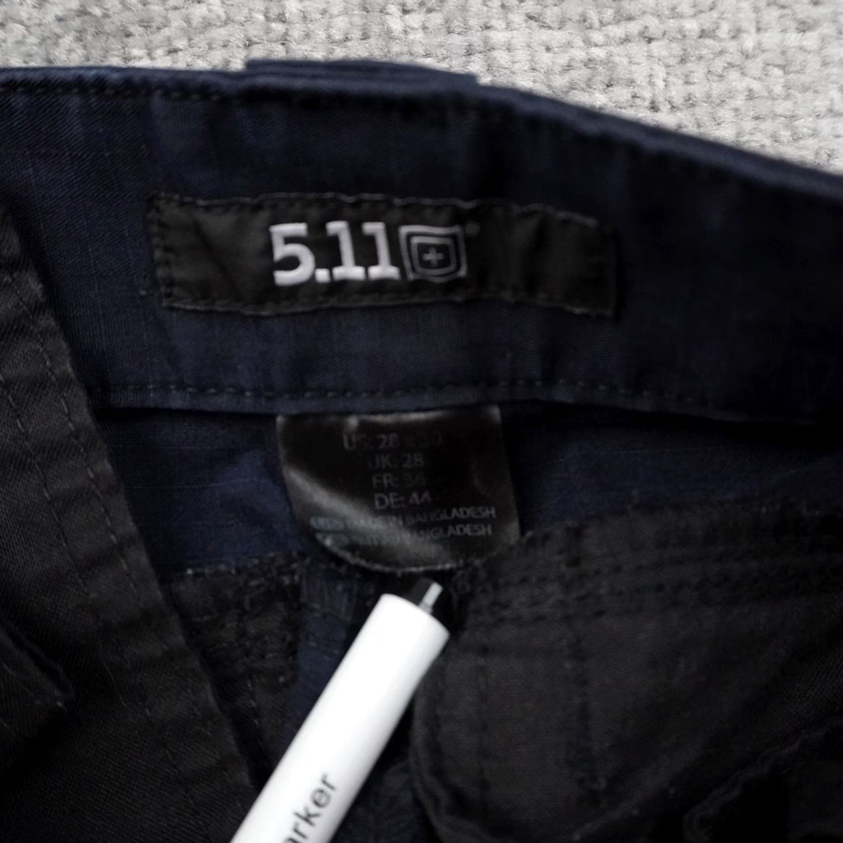 Vintage 5.11 Tactical Cargo Pants Mens 28x30 Blue Straight Leg Workwear Pants Size US 28 / EU 44 - 4 Thumbnail