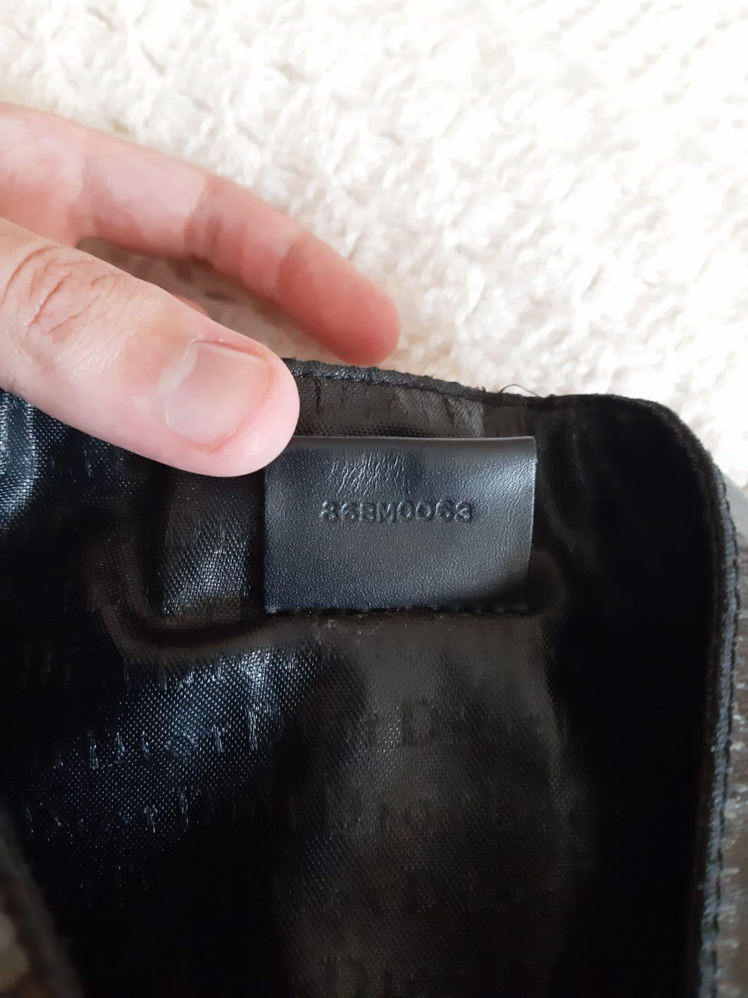Dior × Hedi Slimane Dior Homme FW03 "Luster" Waxed Monogram Canvas Tote Bag Size ONE SIZE - 8 Thumbnail
