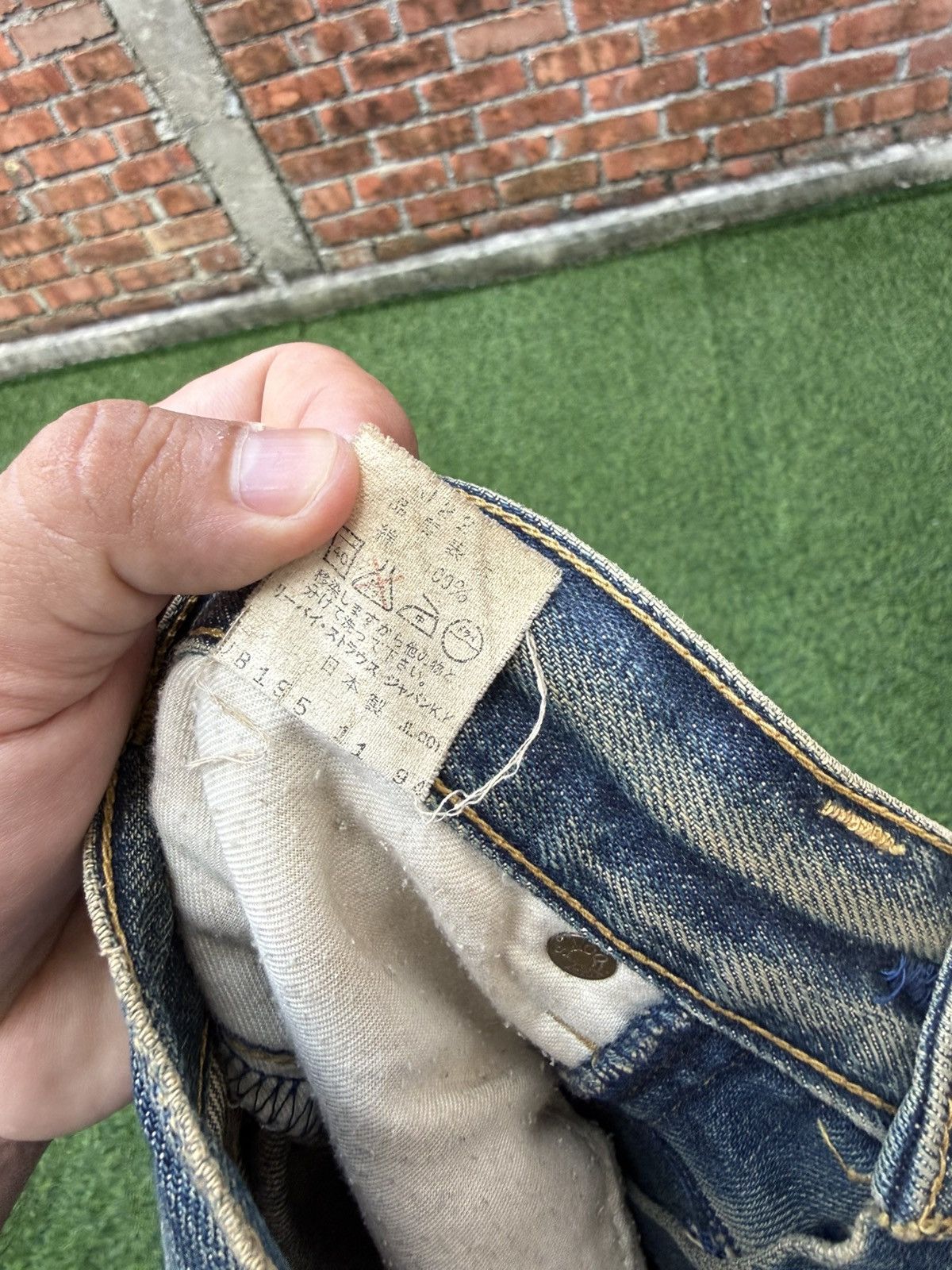 Levi's Vintage Clothing W28x33 Vintage levi’s 503B redline big E dirt made in JAPAN Size US 28 / EU 44 - 10 Thumbnail