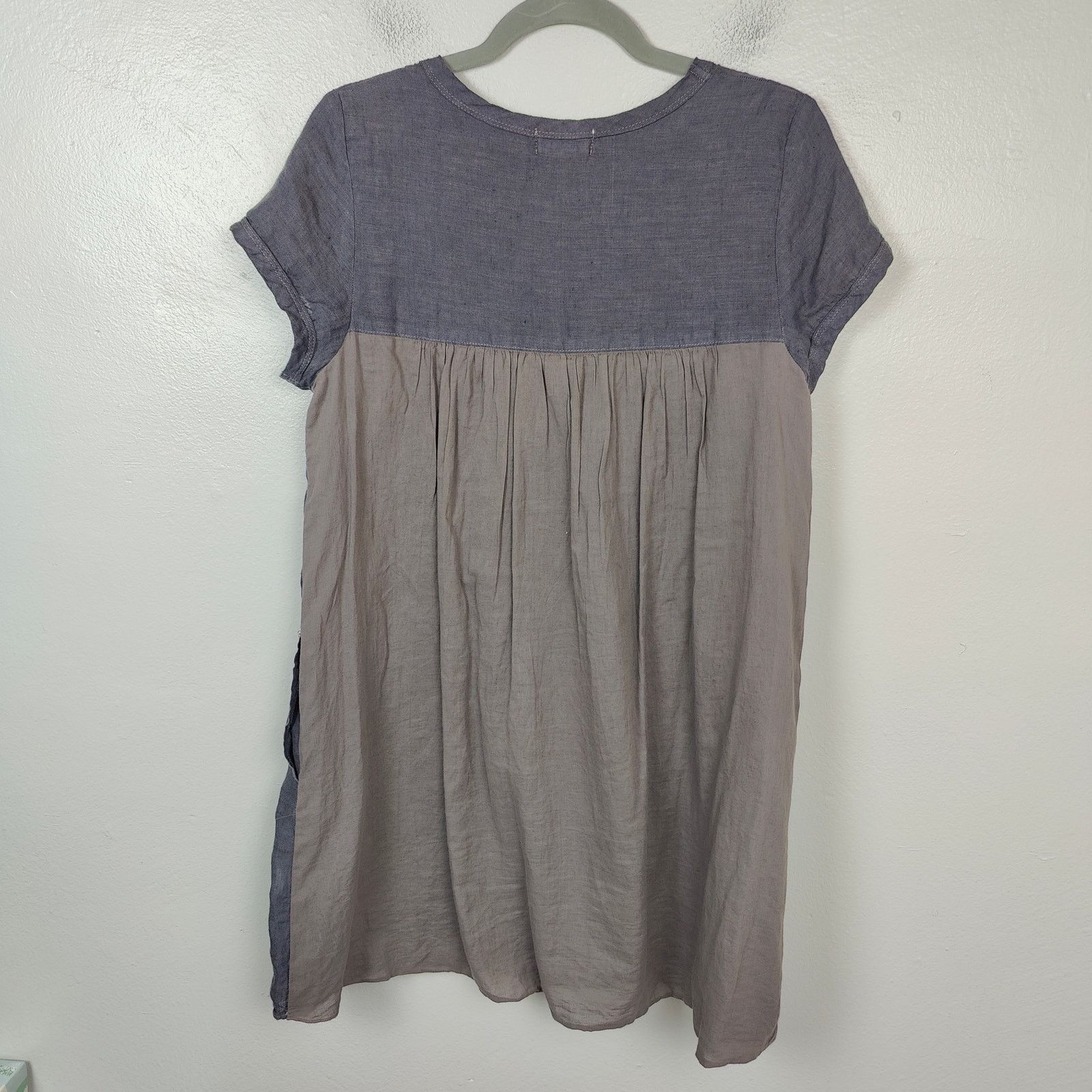 CP Shades CP Shades Linen Cotton Tunic Top Womens Small Gray Size S / US 4 / IT 40 - 4 Thumbnail