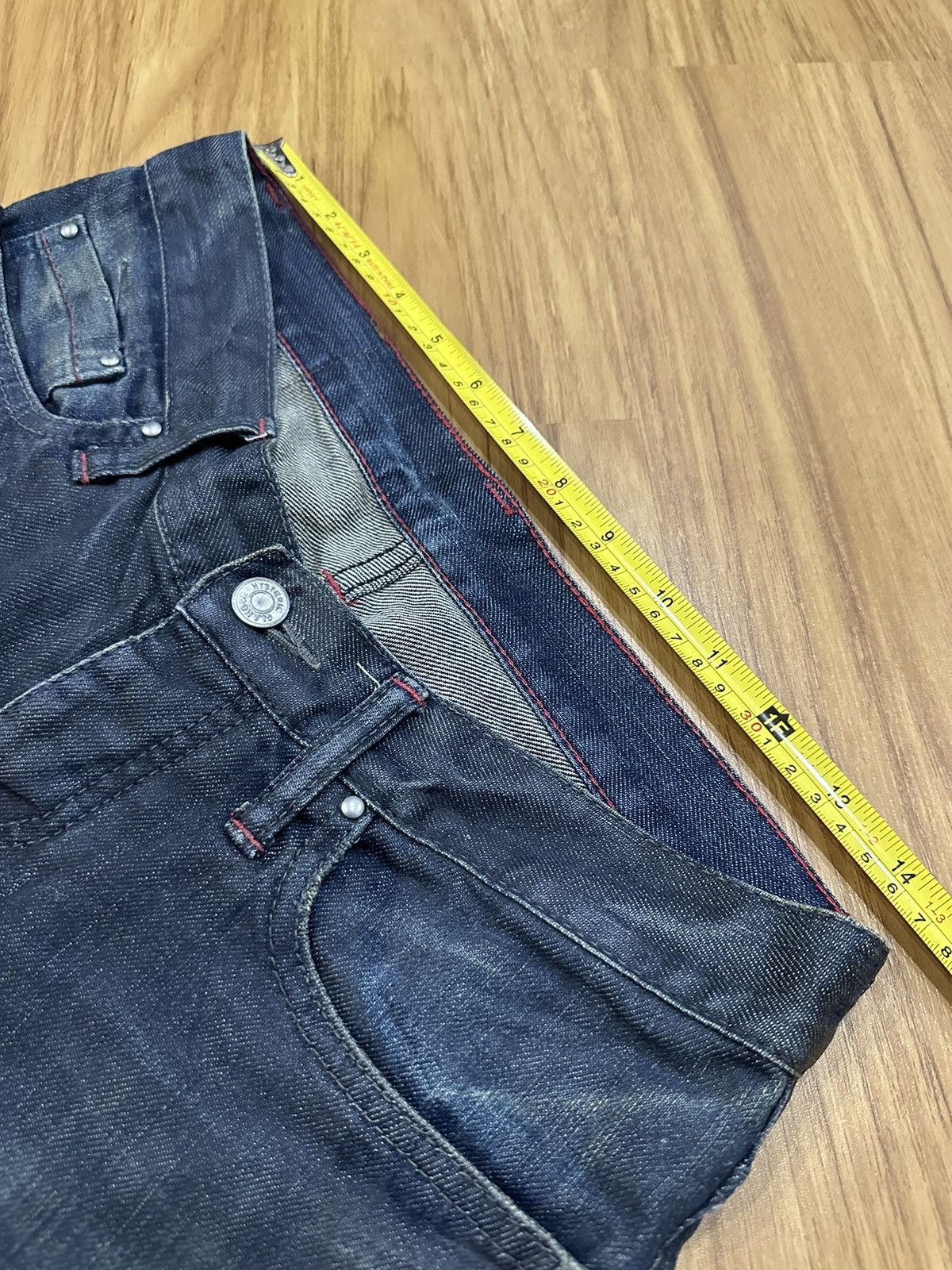 Hysteric Glamour Hysteric Glamour Waxed Distressed Knee Denim Size US 28 / EU 44 - 12 Thumbnail