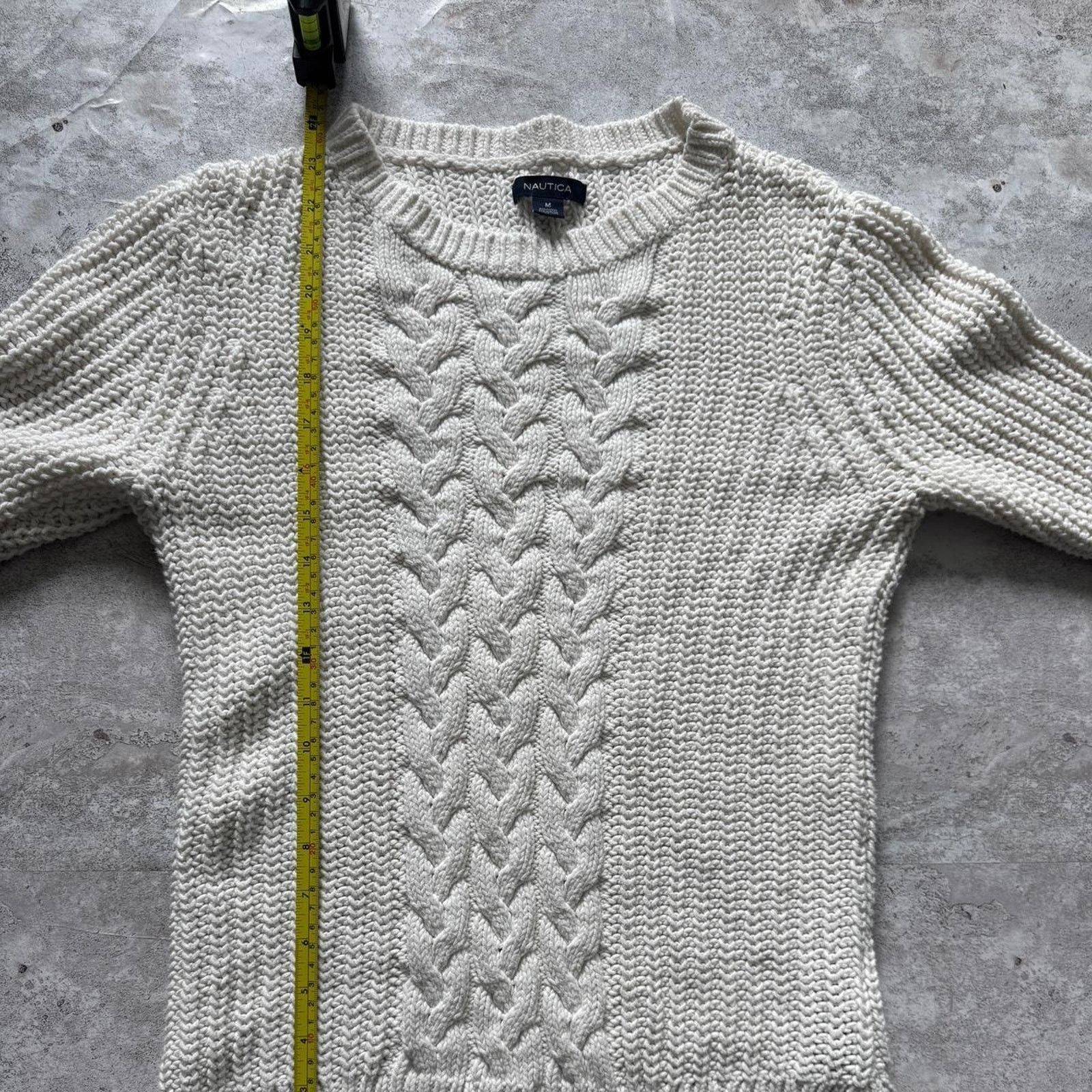 Nautica Women’s Nautica Cable Knit Sweater - Size Medium Size M / US 6-8 / IT 42-44 - 6 Thumbnail