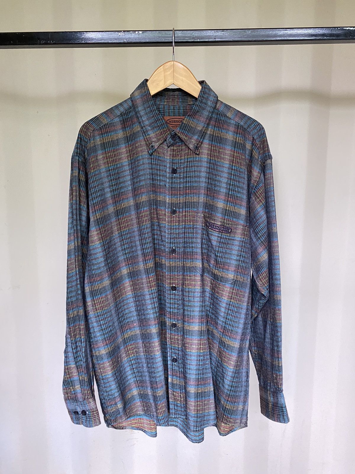 Missoni Missoni multicolor plaid shirt Size US M / EU 48-50 / 2 - 2 Thumbnail